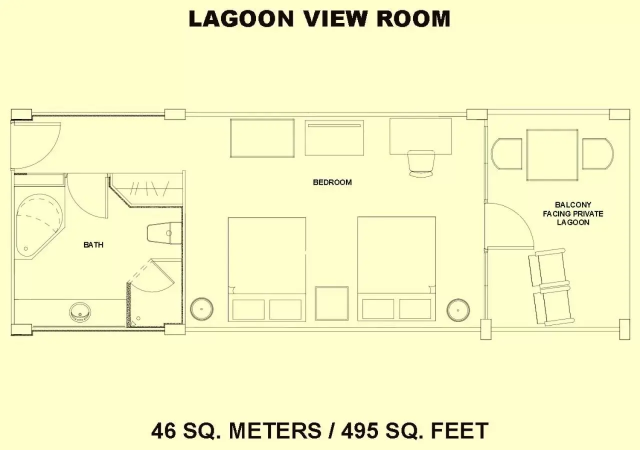 Floor Plan in Plantation Bay Resort and Spa