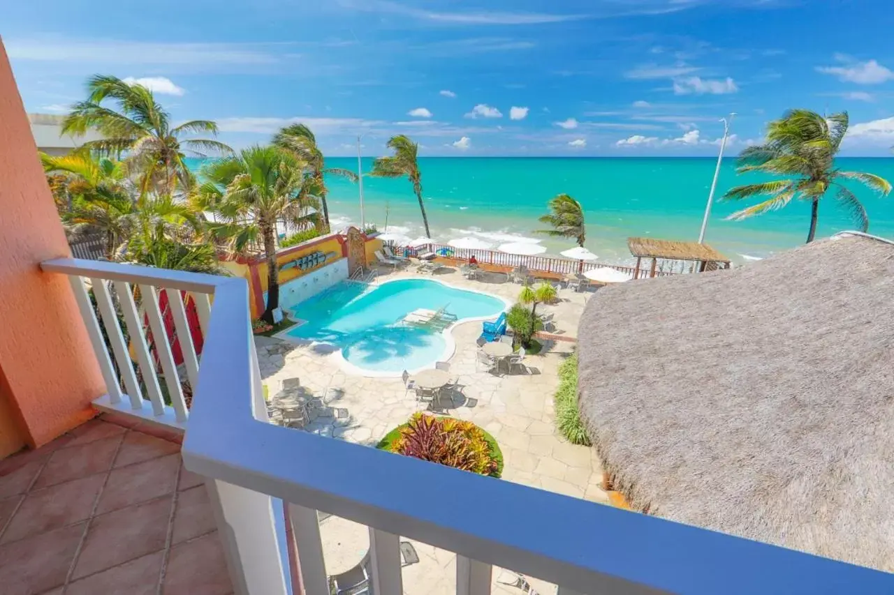 View (from property/room), Pool View in Manary Praia Hotel