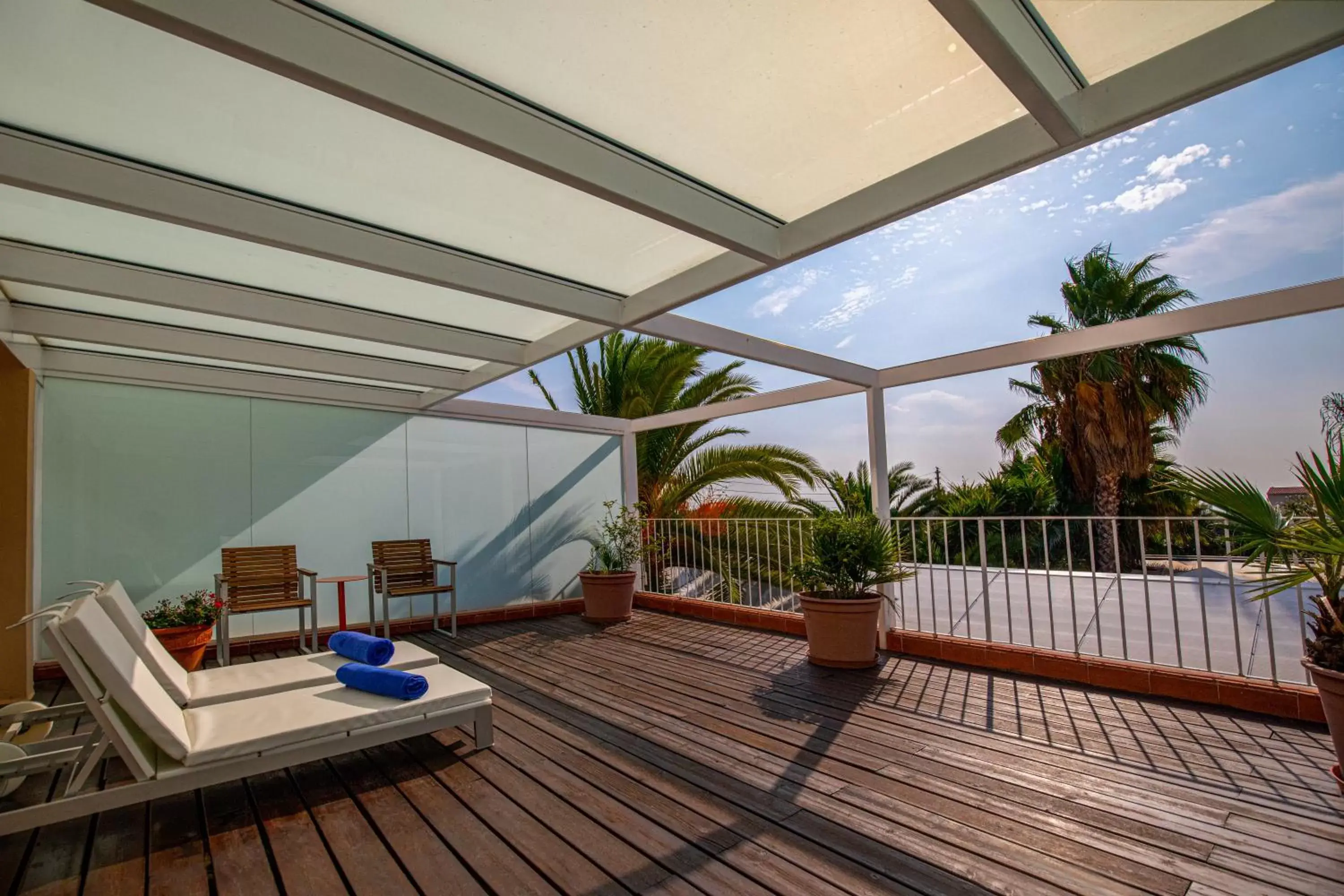 Balcony/Terrace in Hotel Tancat de Codorniu