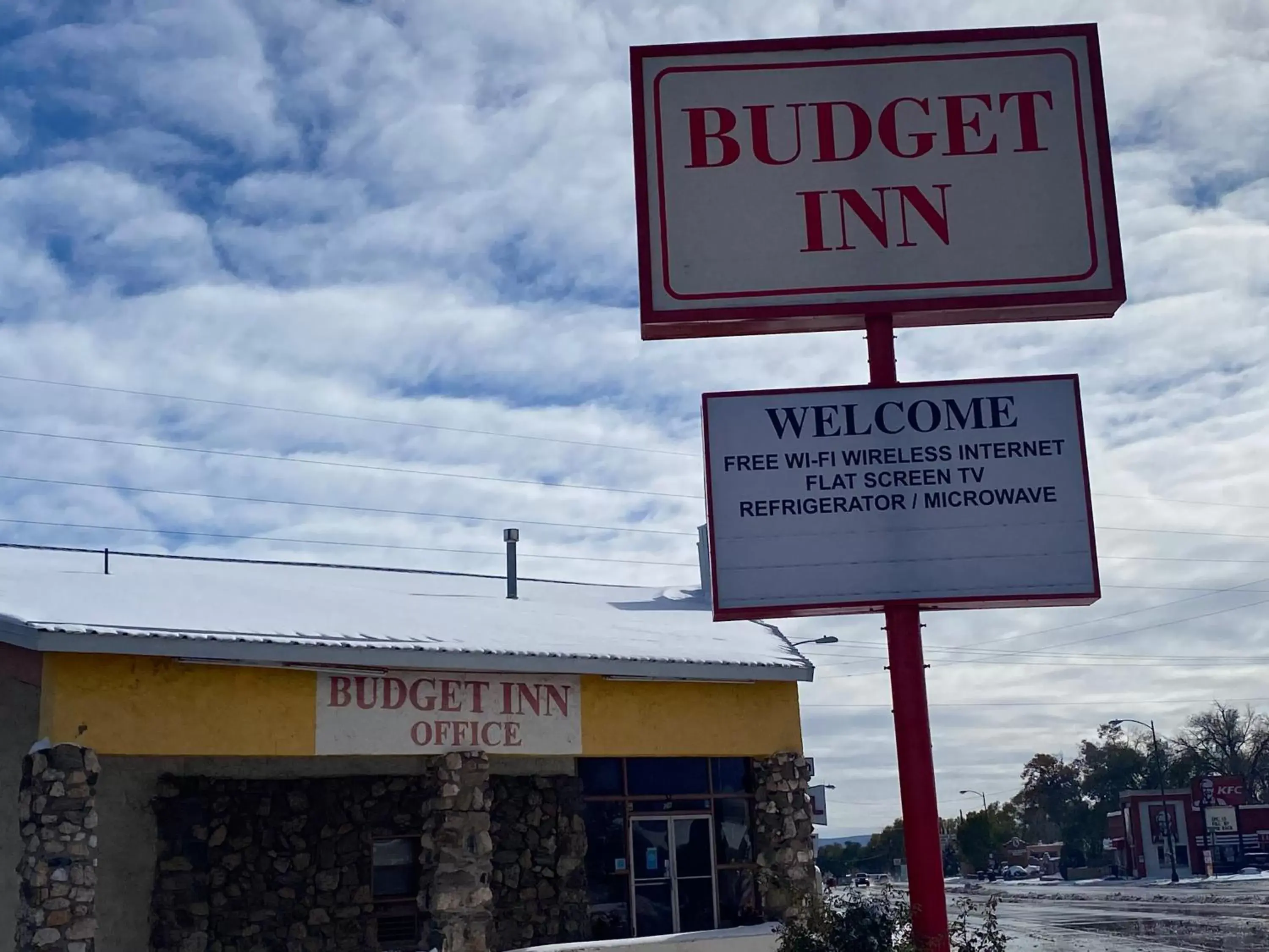 Property logo or sign in Budget Inn Las Vegas New Mexico