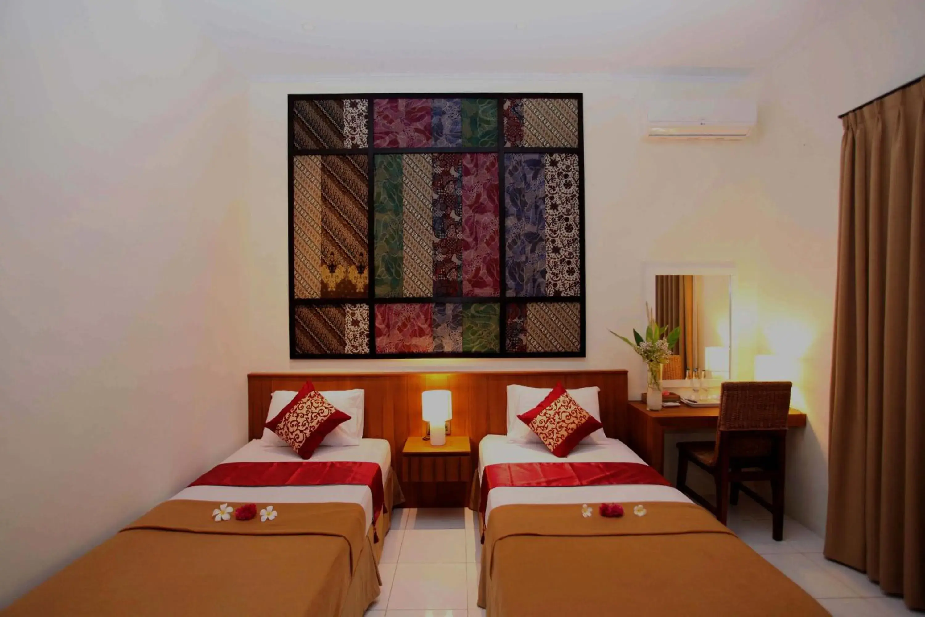 Bed in Sanur Seaview Hotel