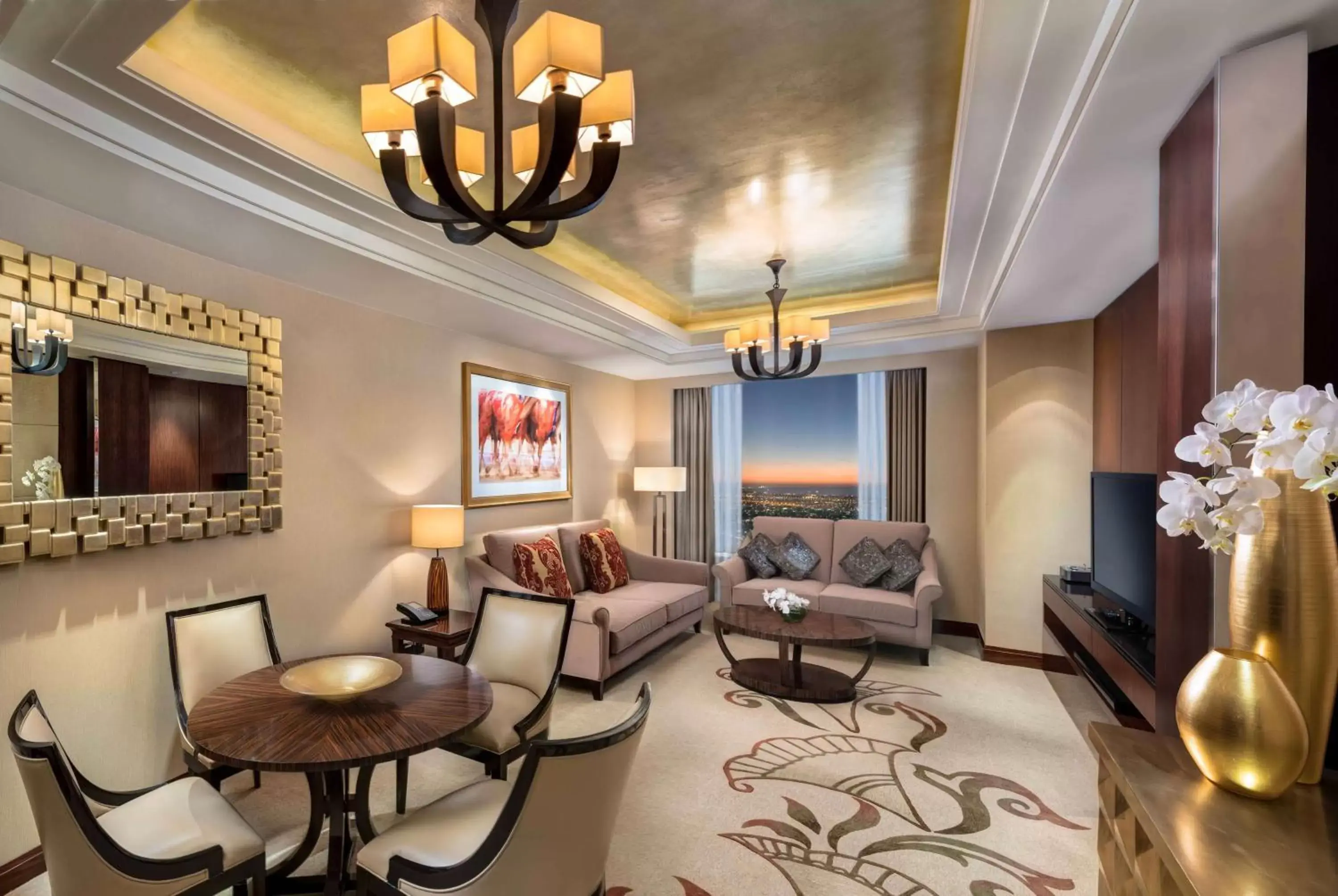Living room, Seating Area in Conrad Dubai