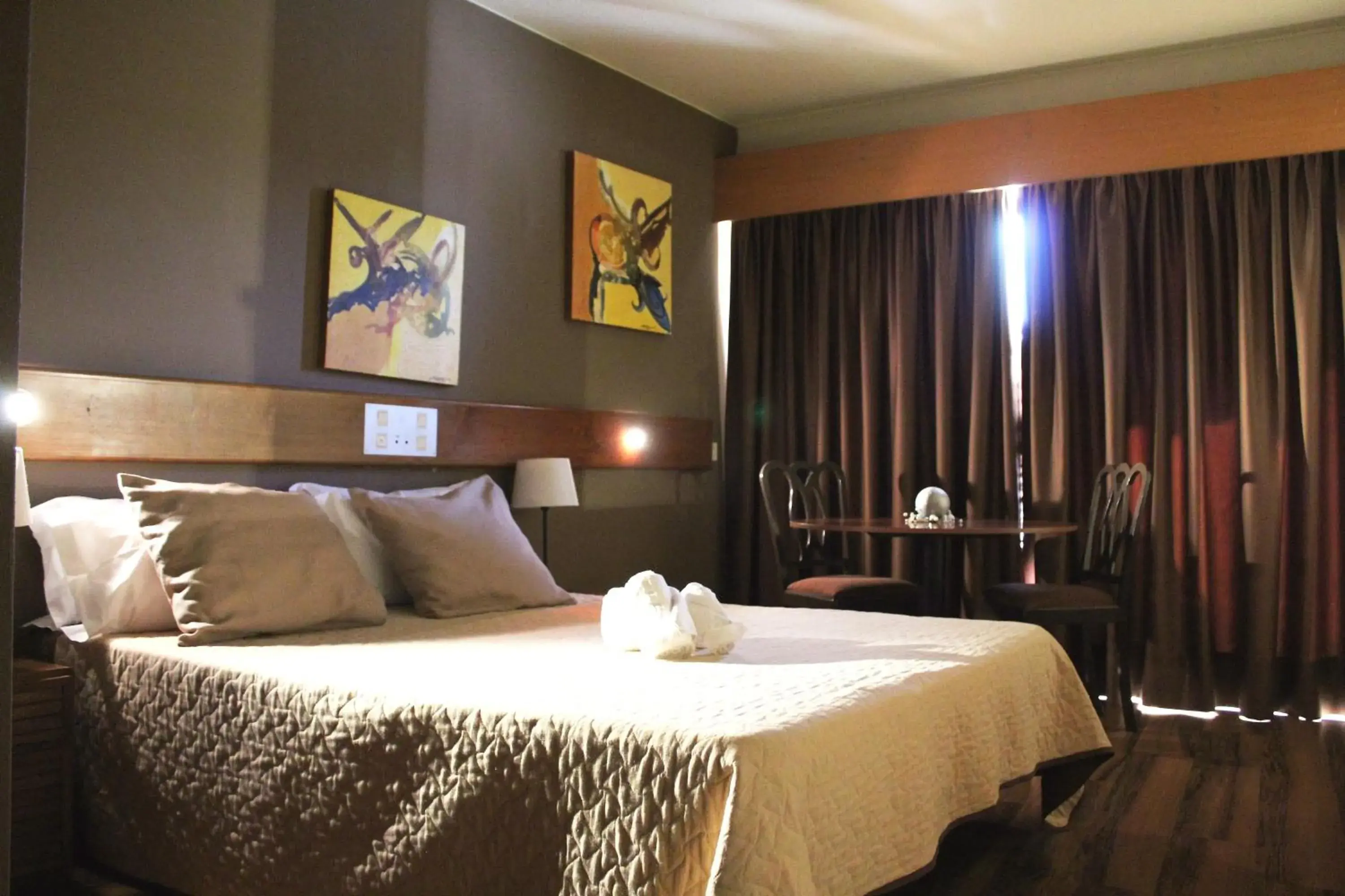 Bed in Hotel Meia Lua Bed in Hotel Meia Lua