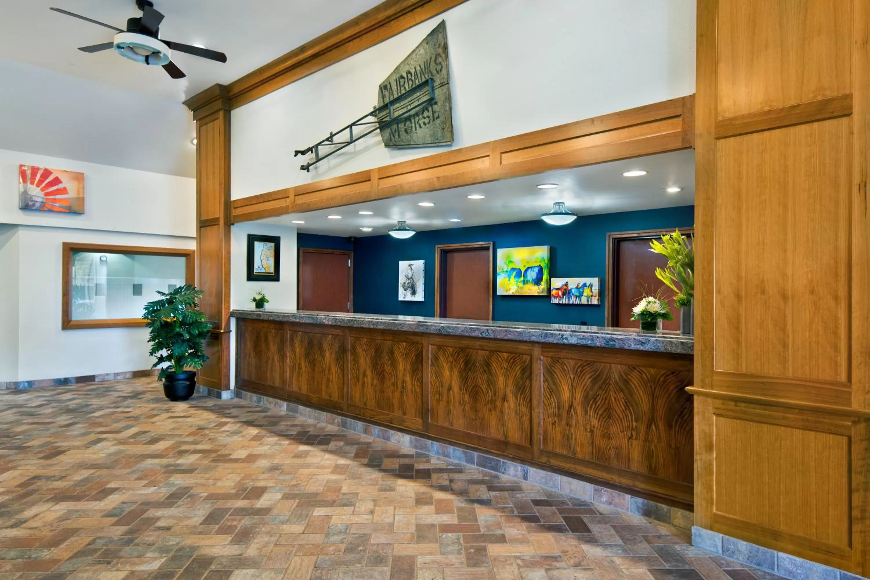 Lobby or reception in Oxford Suites Hermiston