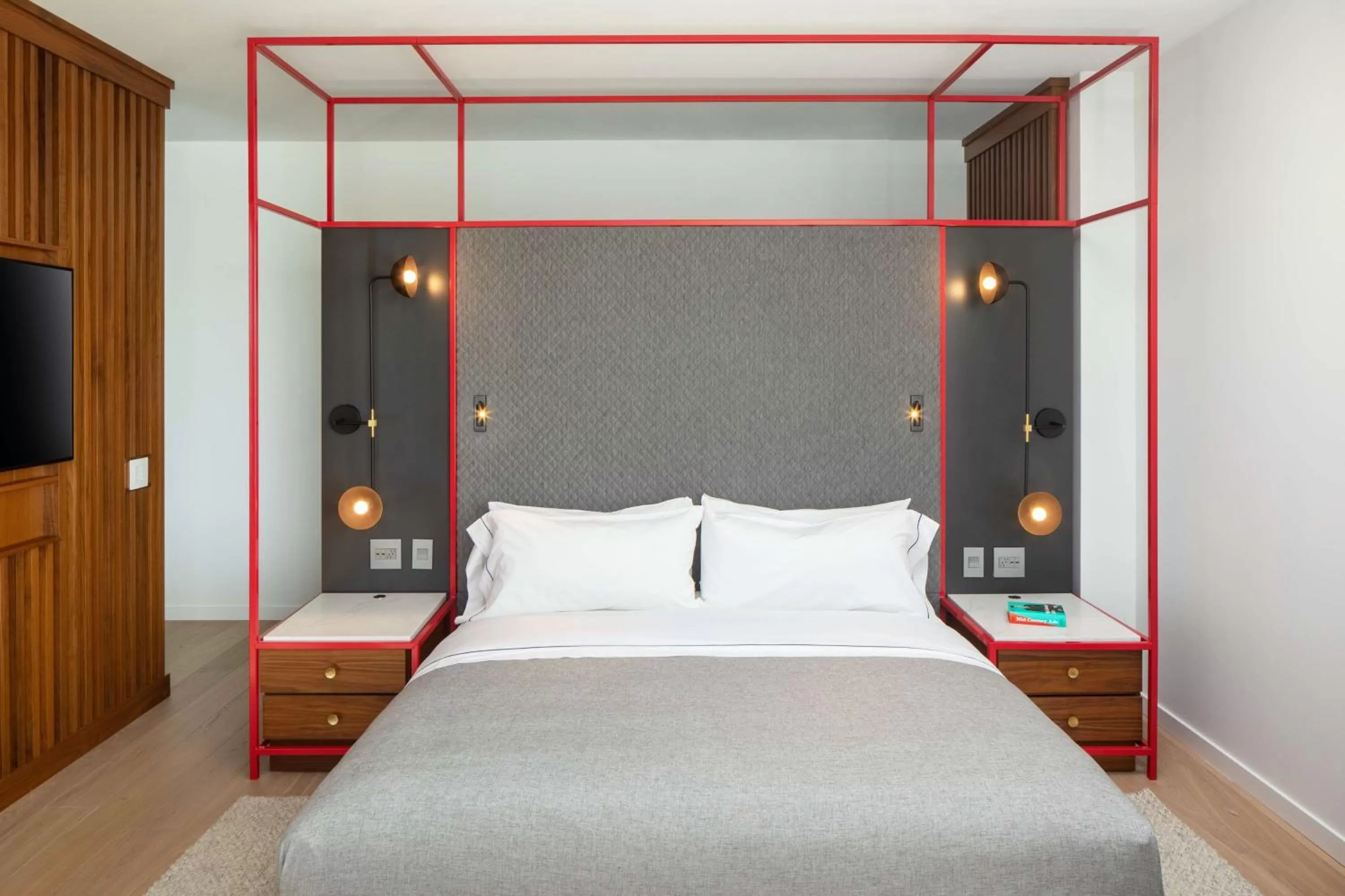 Bed in Canopy By Hilton Grand Rapids Downtown