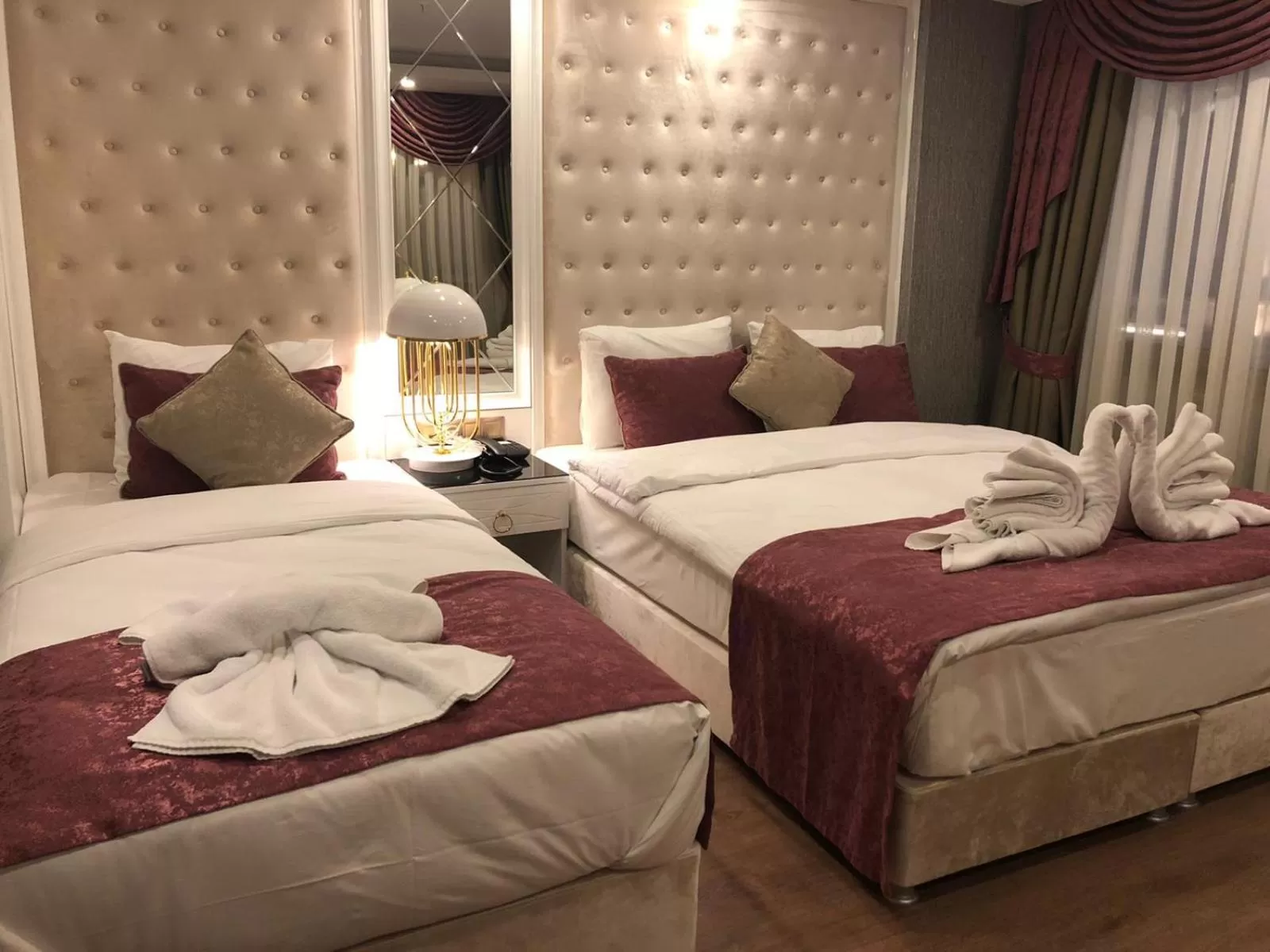 Bed in Burj Al Istanbul
