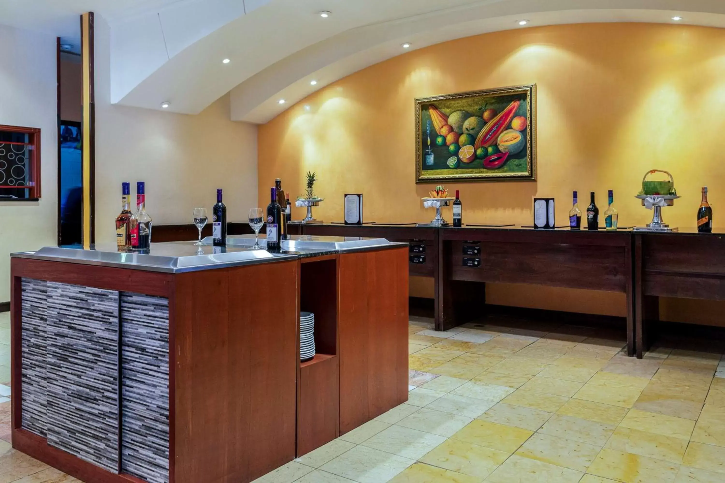 Dining area in Hilton Princess Managua