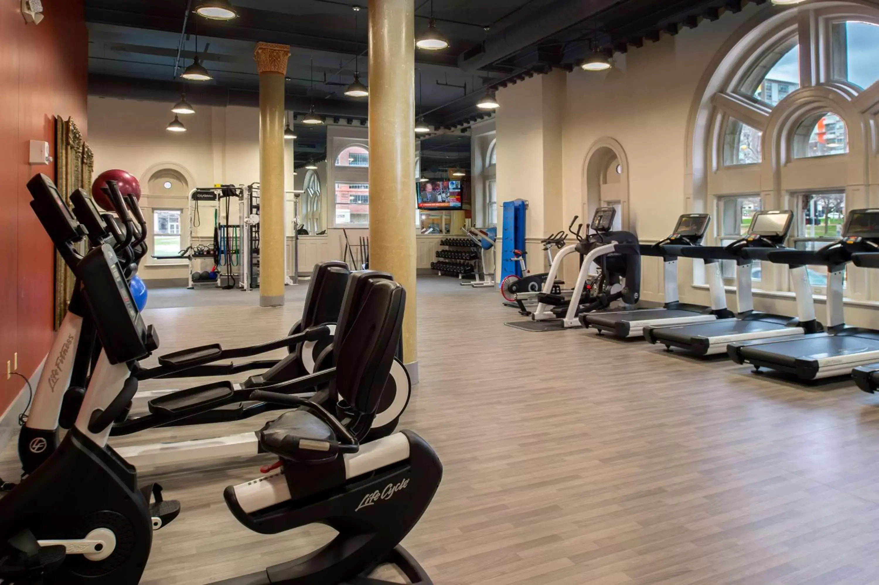 Fitness centre/facilities, Fitness Center/Facilities in St. Louis Union Station Hotel, Curio Collection by Hilton