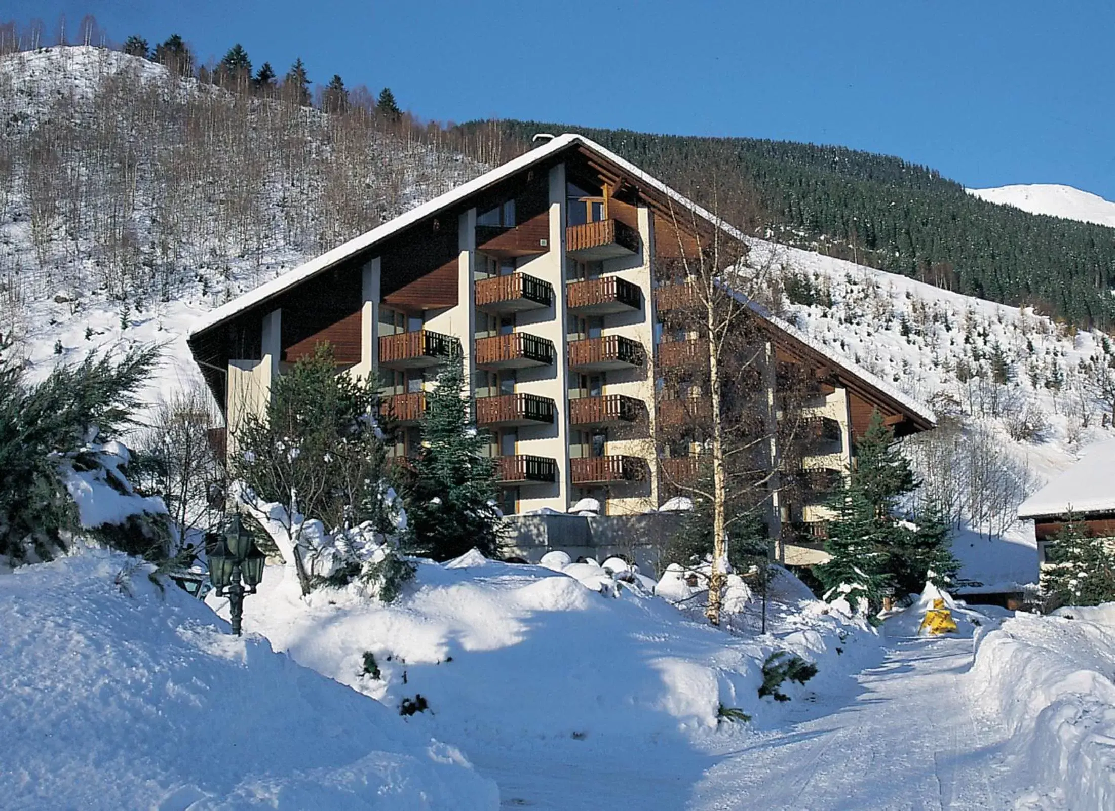 Property building, Winter in Catrina Hotel