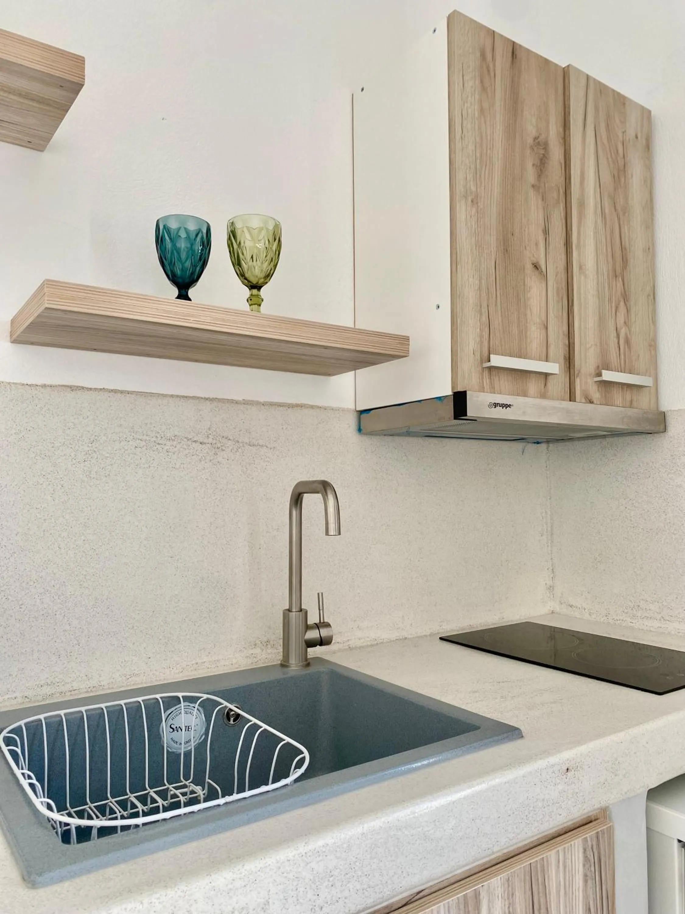 Kitchen or kitchenette in Fikas Hotel