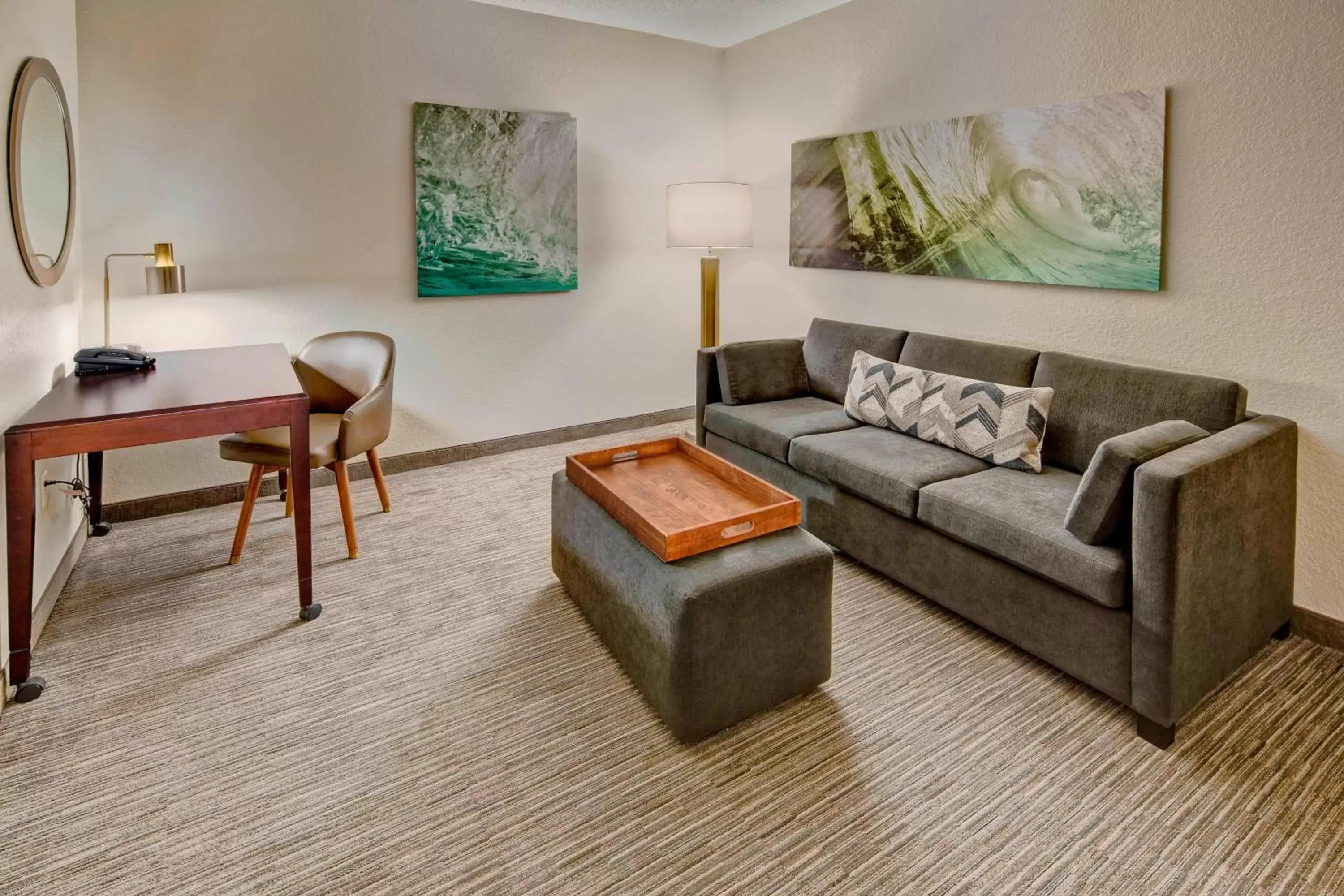 Living room, Seating Area in SpringHill Suites by Marriott Naples