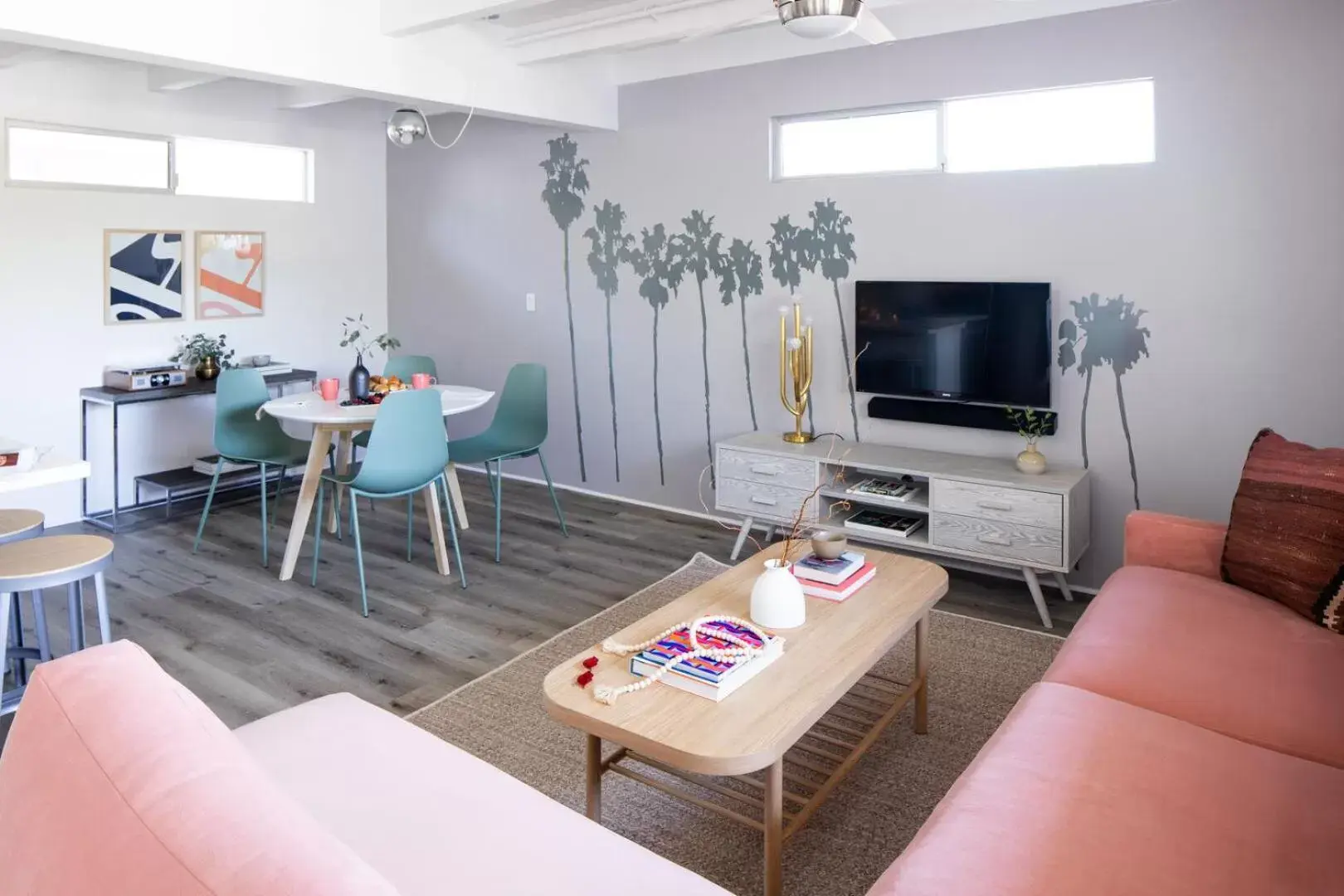 Dining area in The Wesley Palm Springs