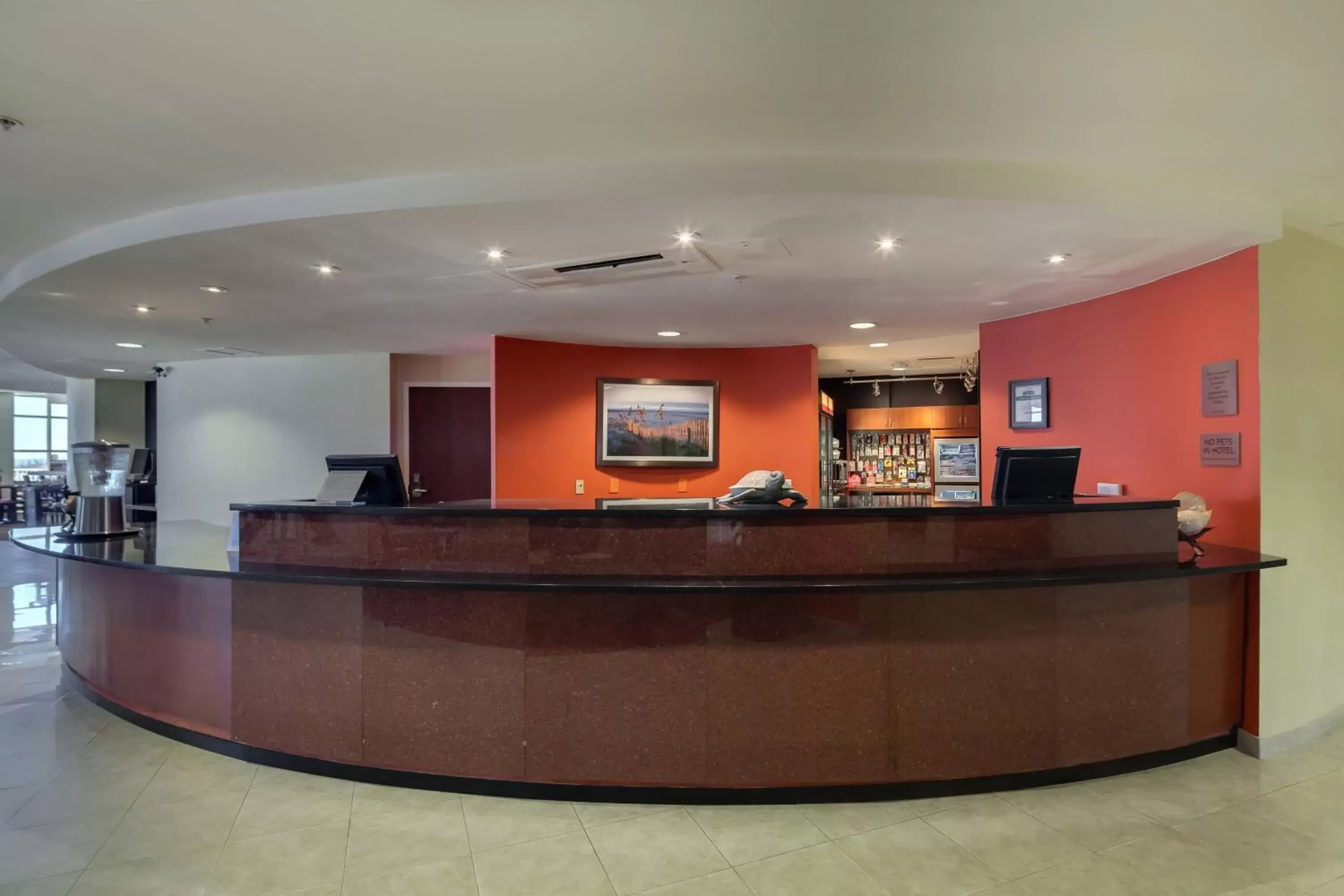 Lobby or reception, Lobby/Reception in Courtyard by Marriott Jacksonville Beach Oceanfront