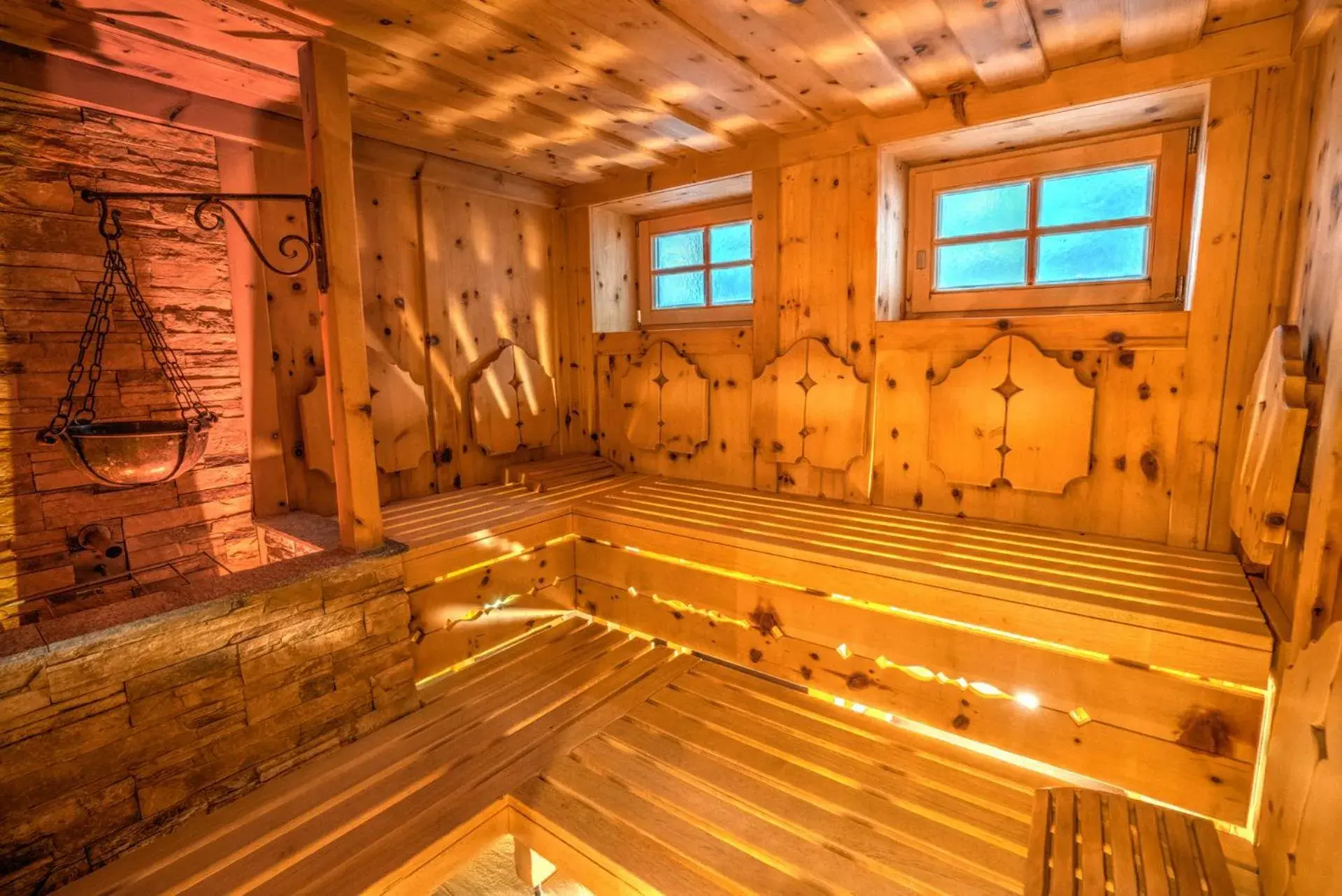 Sauna in Alpenbad Hotel Hohenhaus