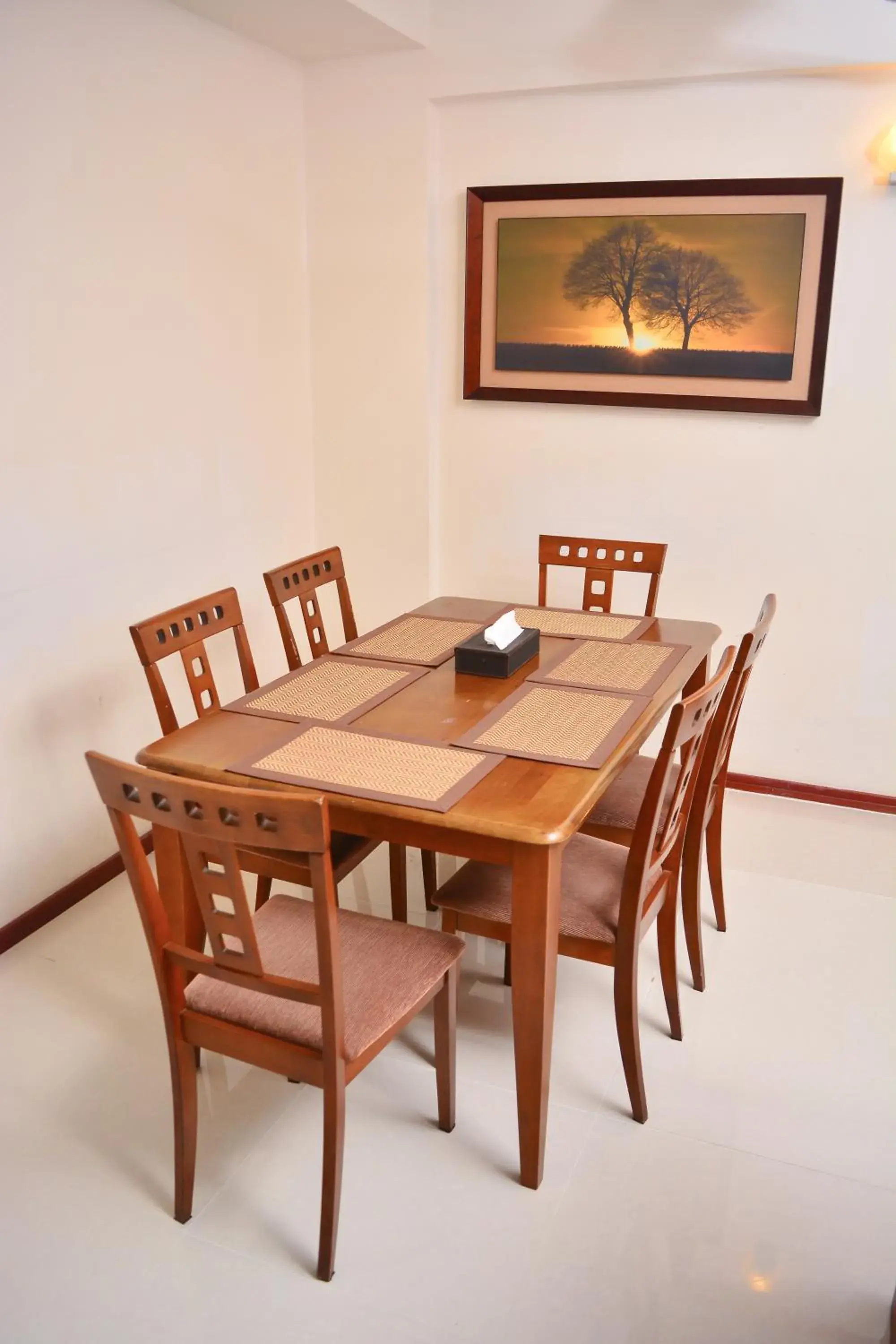 Dining Area in Unique Towers Luxury Boutique Suites