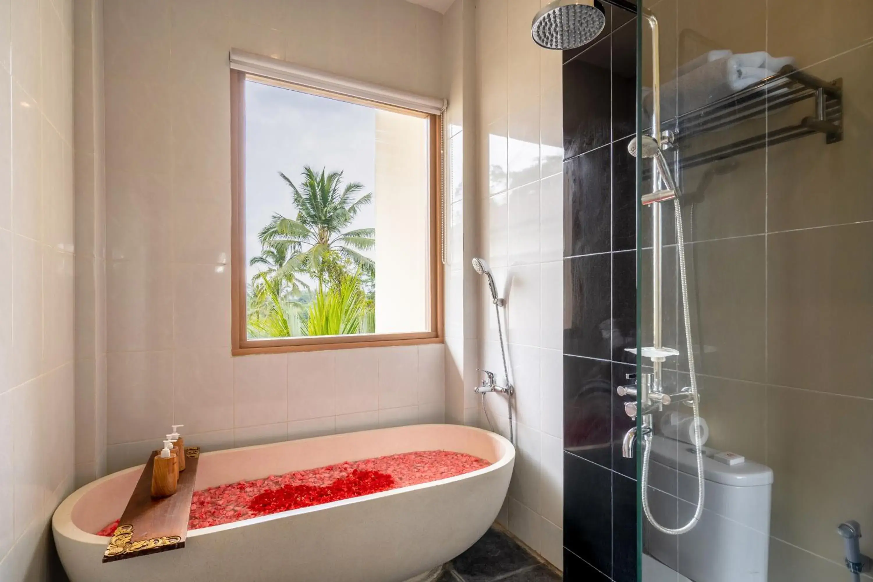 Bathroom in Ashoka Tree Resort at Tanggayuda