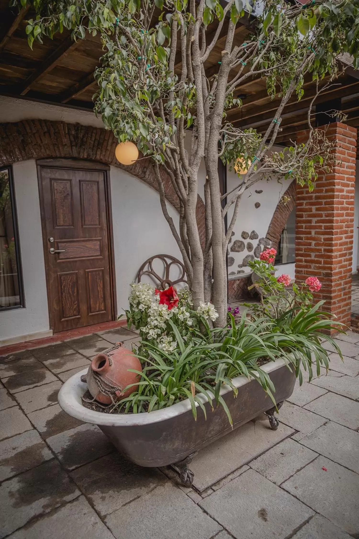 Patio in Casa Eva Hotel Boutique & Spa