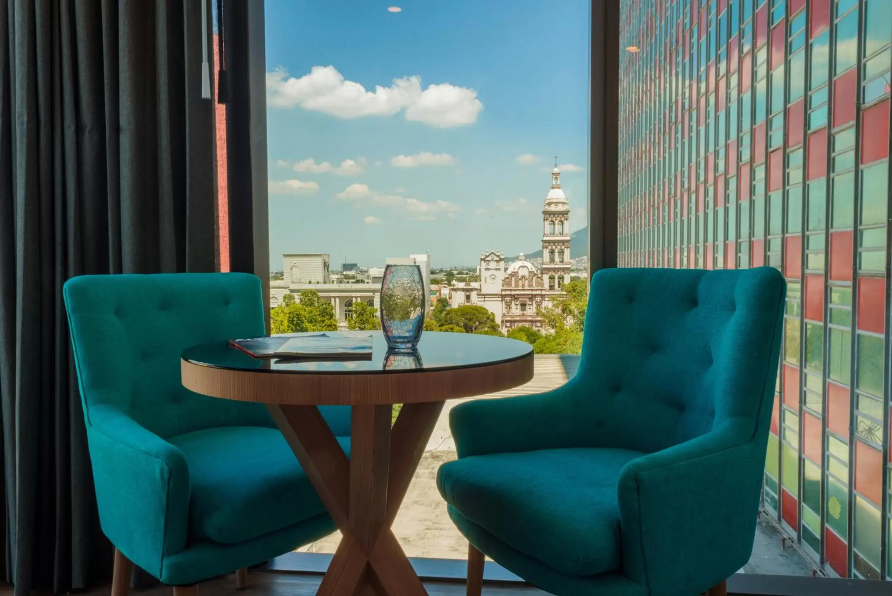 City view in Hotel Kavia Monterrey City view in Hotel Kavia Monterrey