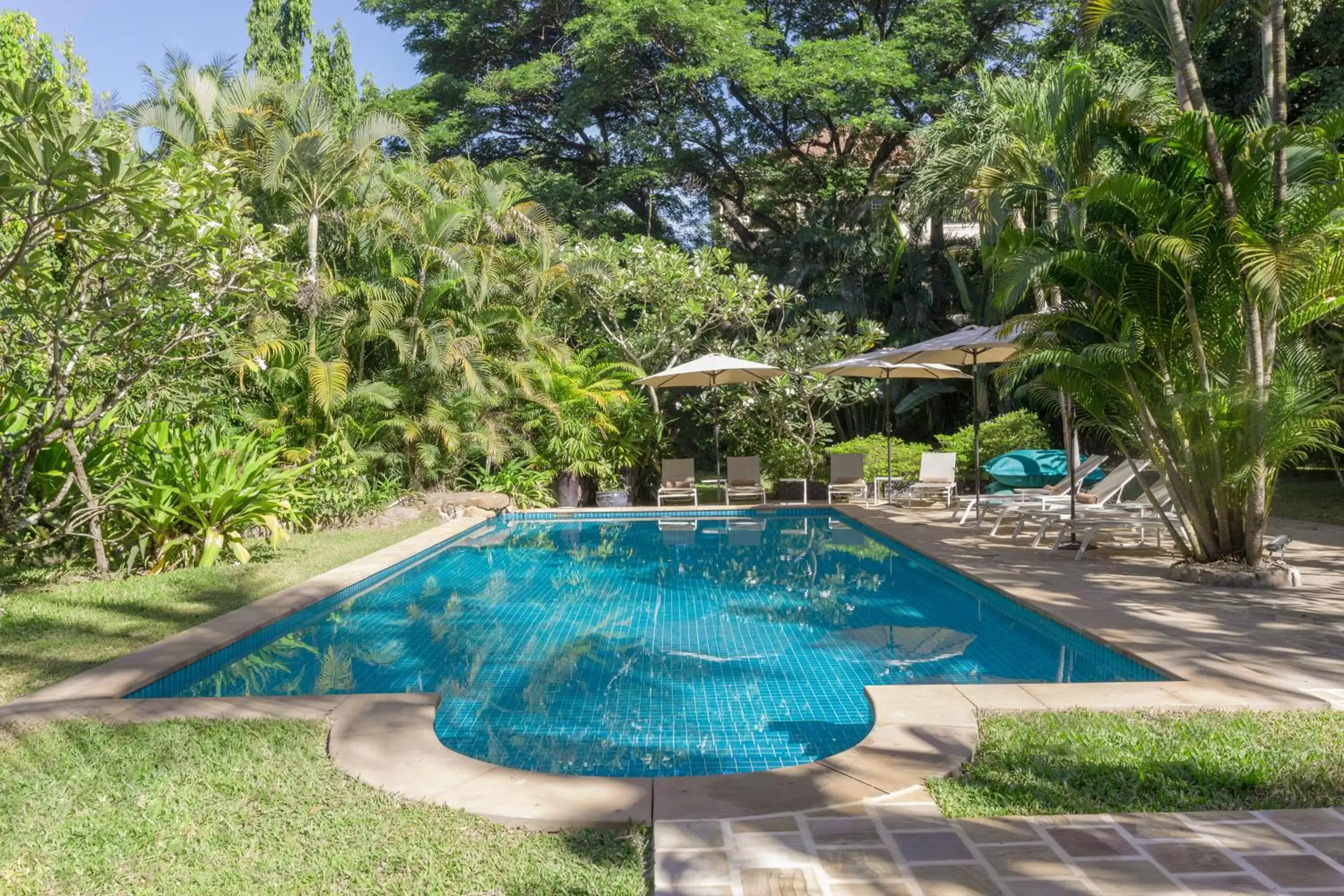 Garden, Swimming Pool in La Palmeraie D'angkor