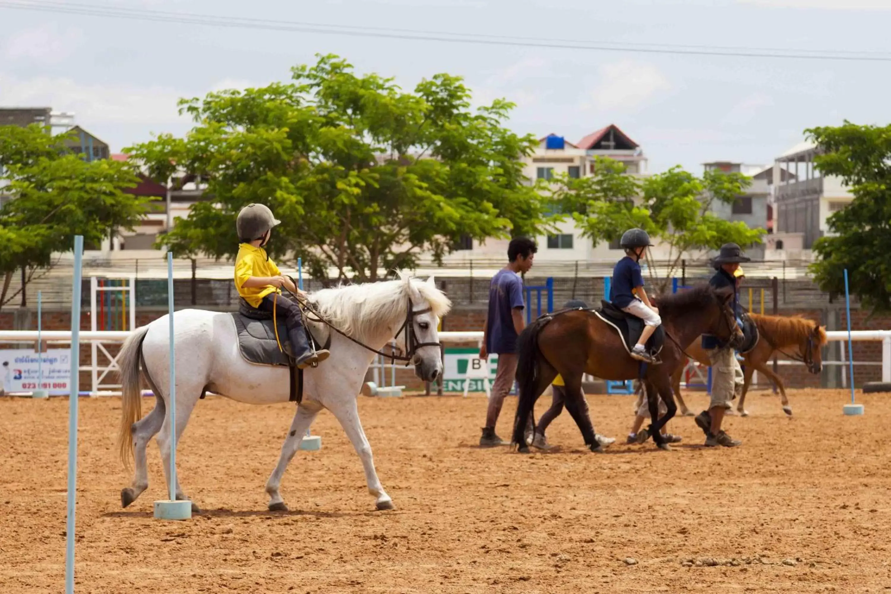 Horse-riding, Horseback Riding in Cambodian Country Club