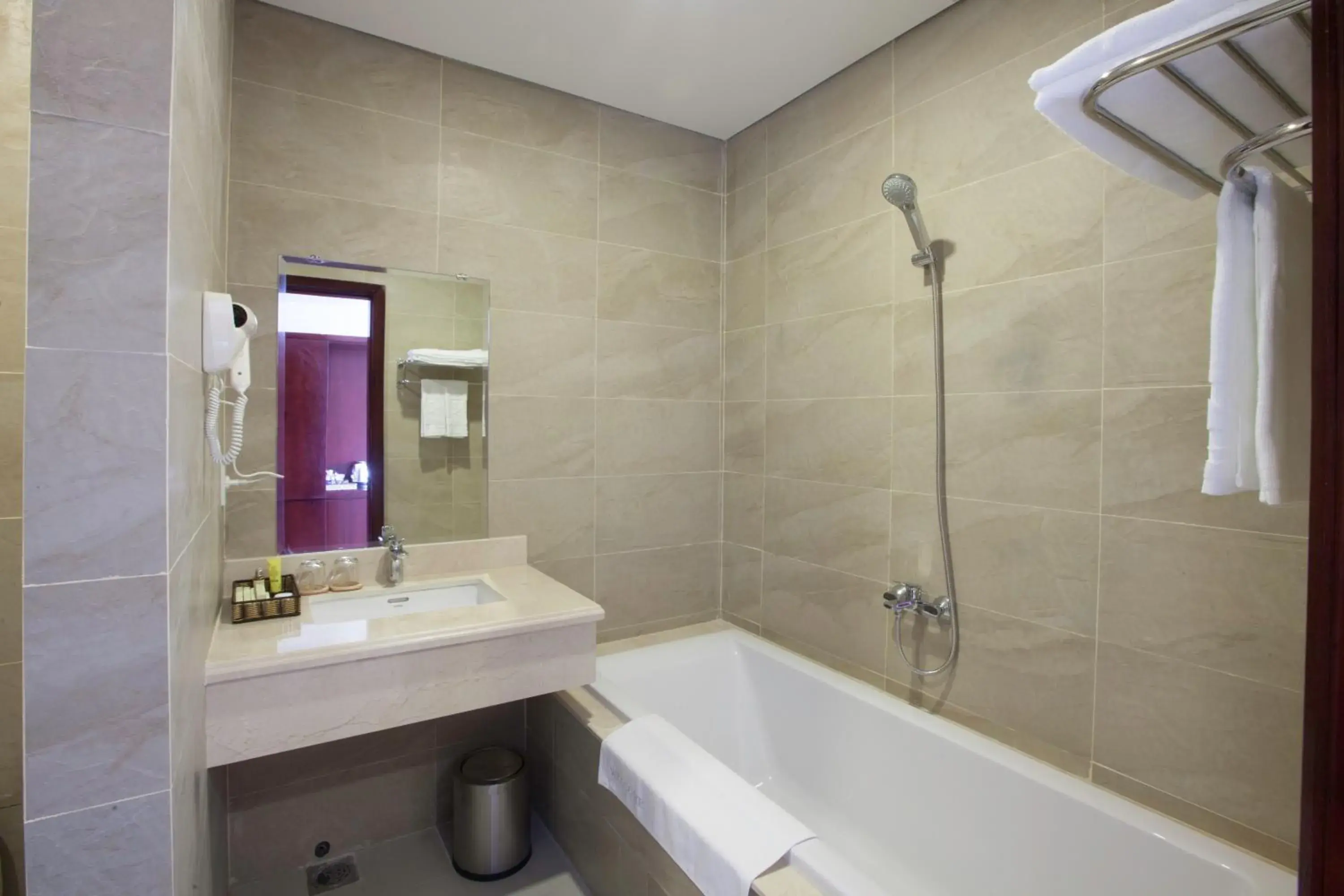Bedroom, Bathroom in Khanh Linh Hotel