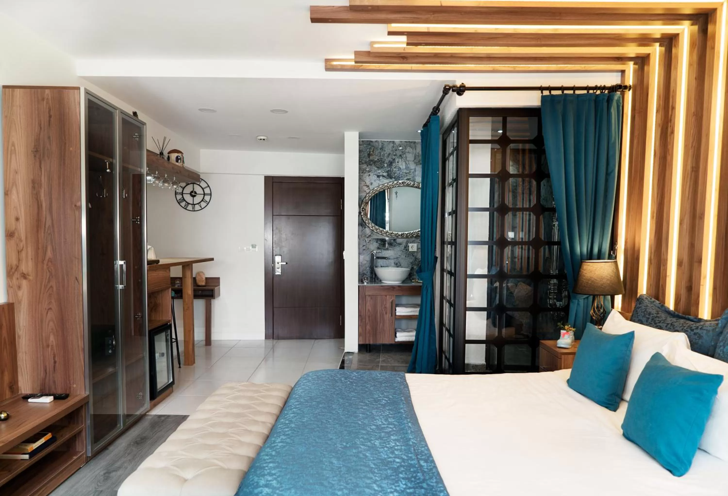 Bed in Taksim Yazıcı Residence