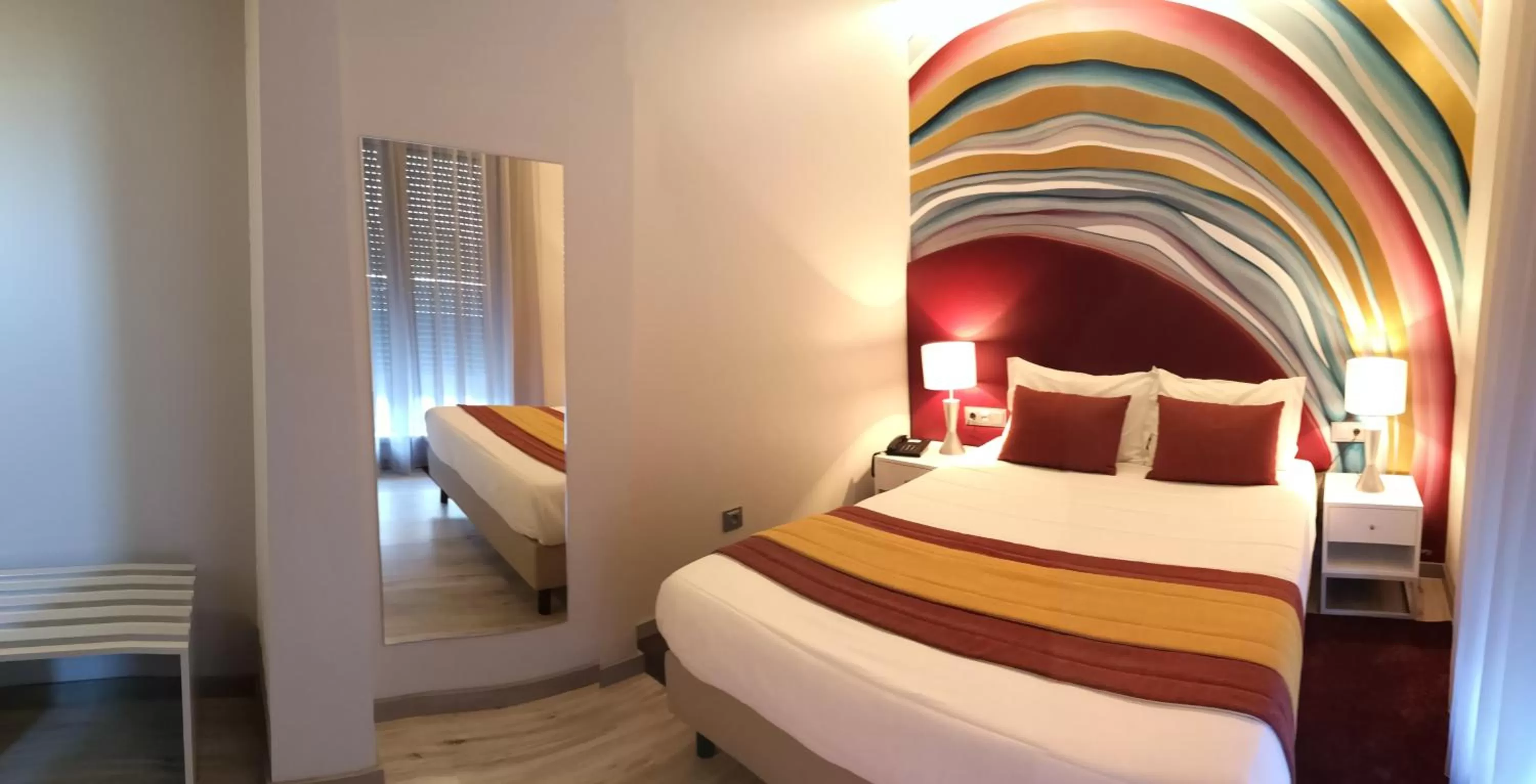 Bedroom, Bed in Hotel Aleluia