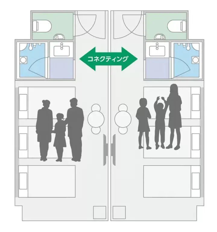 Floor Plan in Karaksa Hotel Osaka Namba