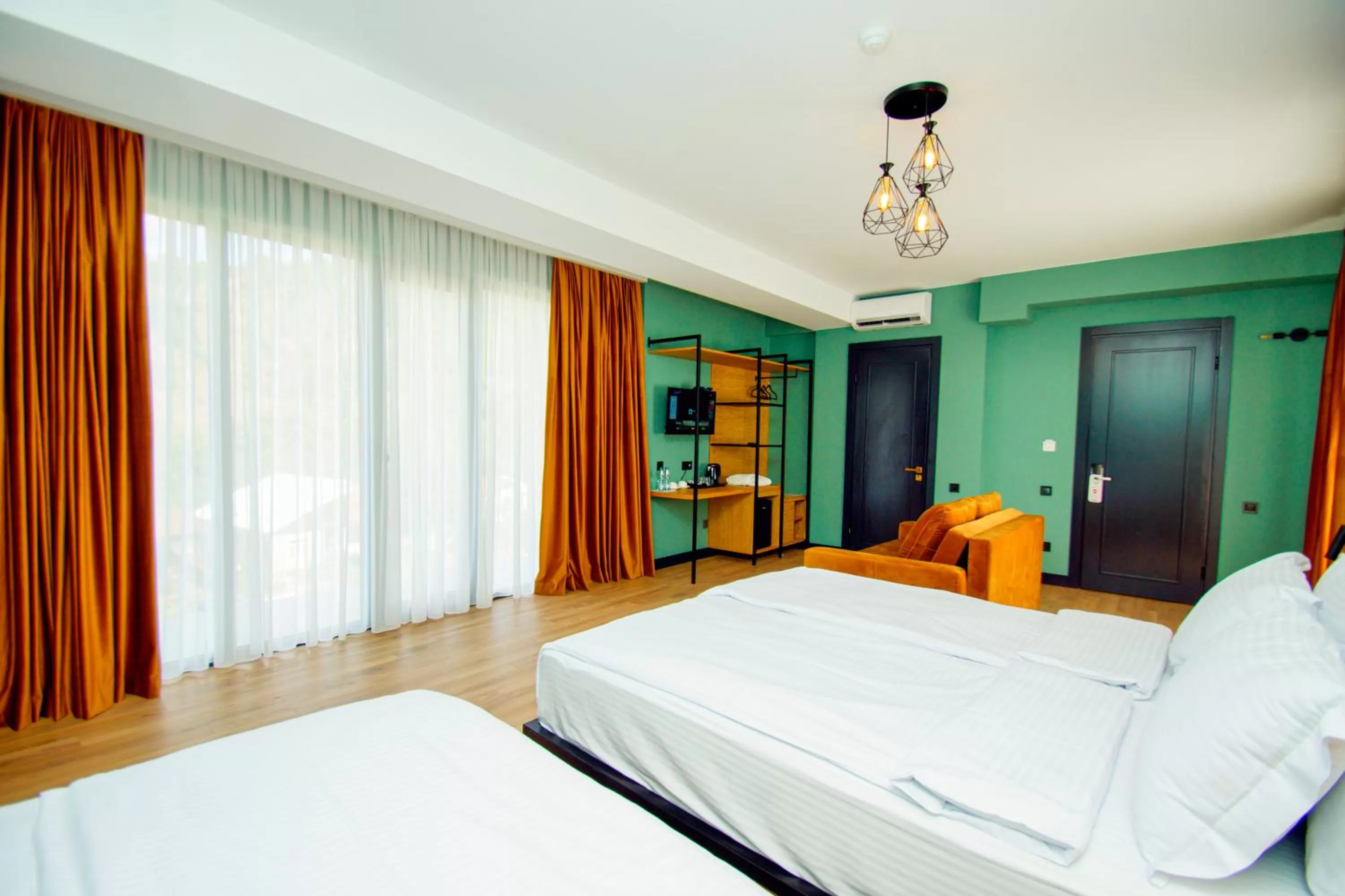 Photo of the whole room, Bed in Borjomi Bridge Hotel