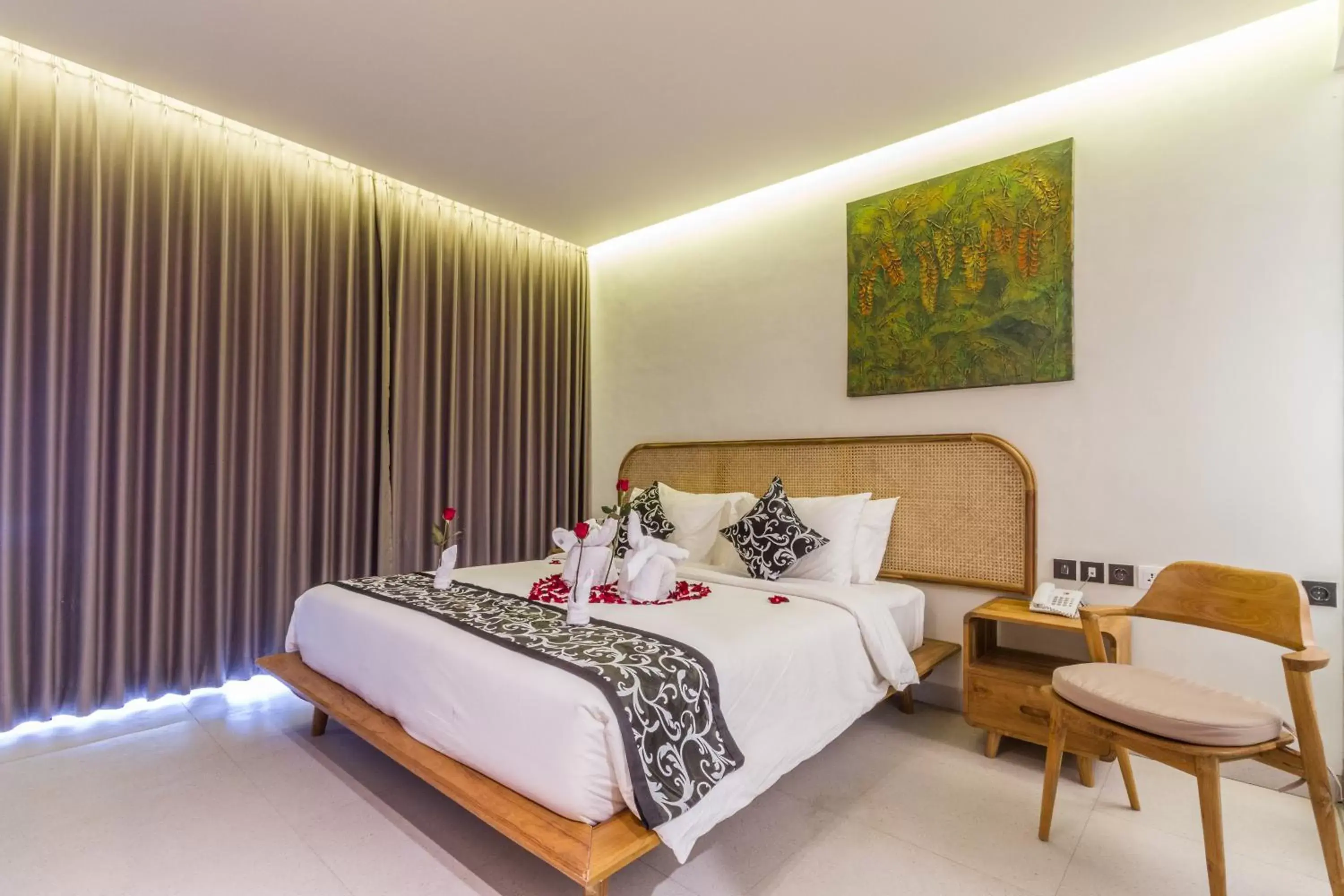 Bed in Kandarpa Ubud CHSE Certified