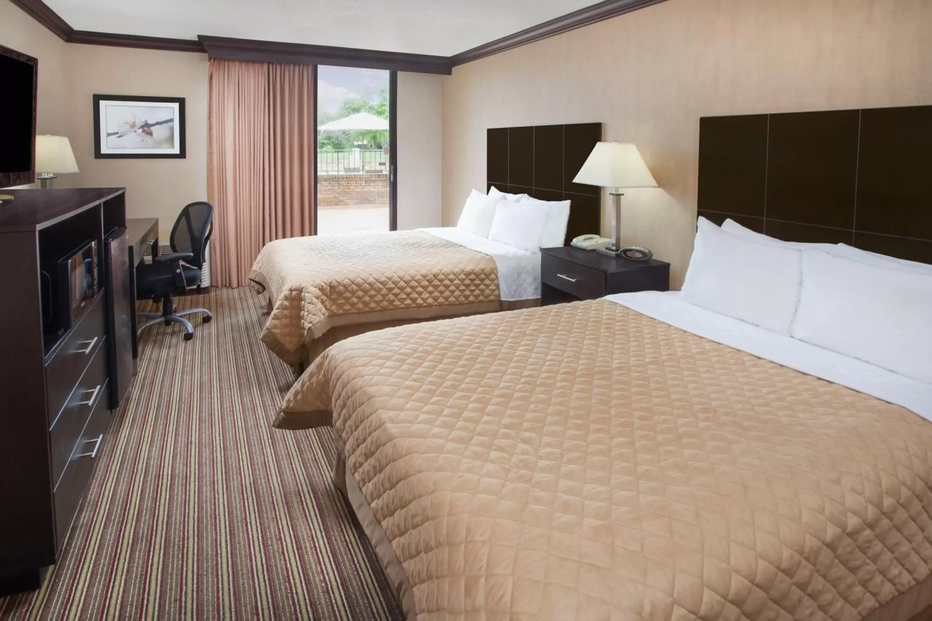 Photo of the whole room, Bed in Wyndham Garden Schaumburg Chicago Northwest