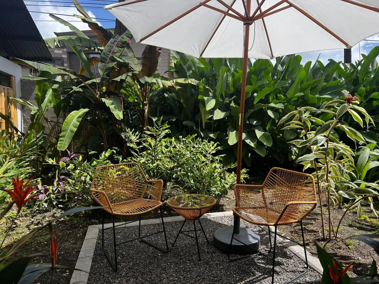 Patio in SUWA VILLA ARENAL