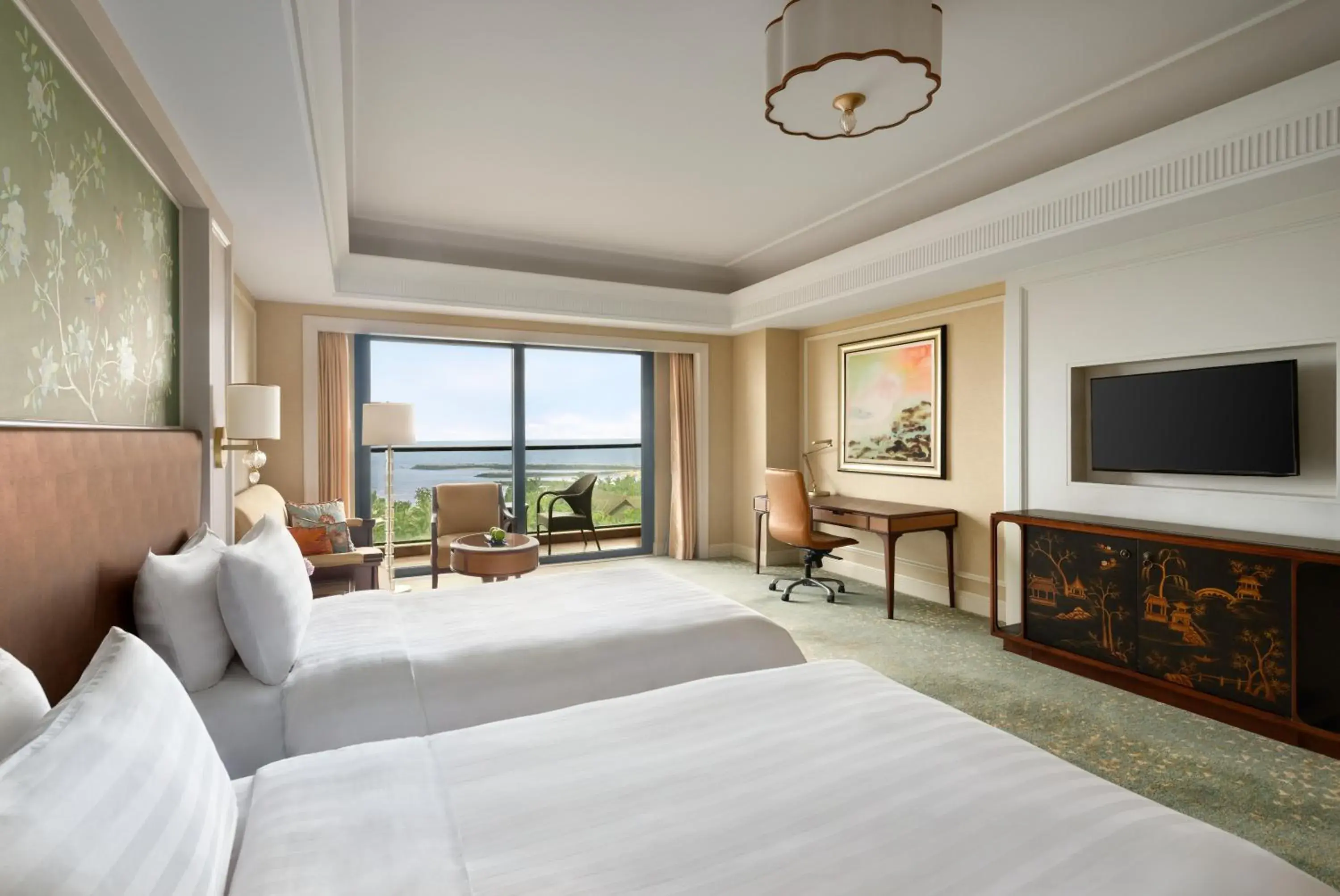 Deluxe Room with 2 single beds, Ocean front in Grand Hotel Haikou - Managed by Accor Deluxe Room with 2 single beds, Ocean front in Grand Hotel Haikou - Managed by Accor