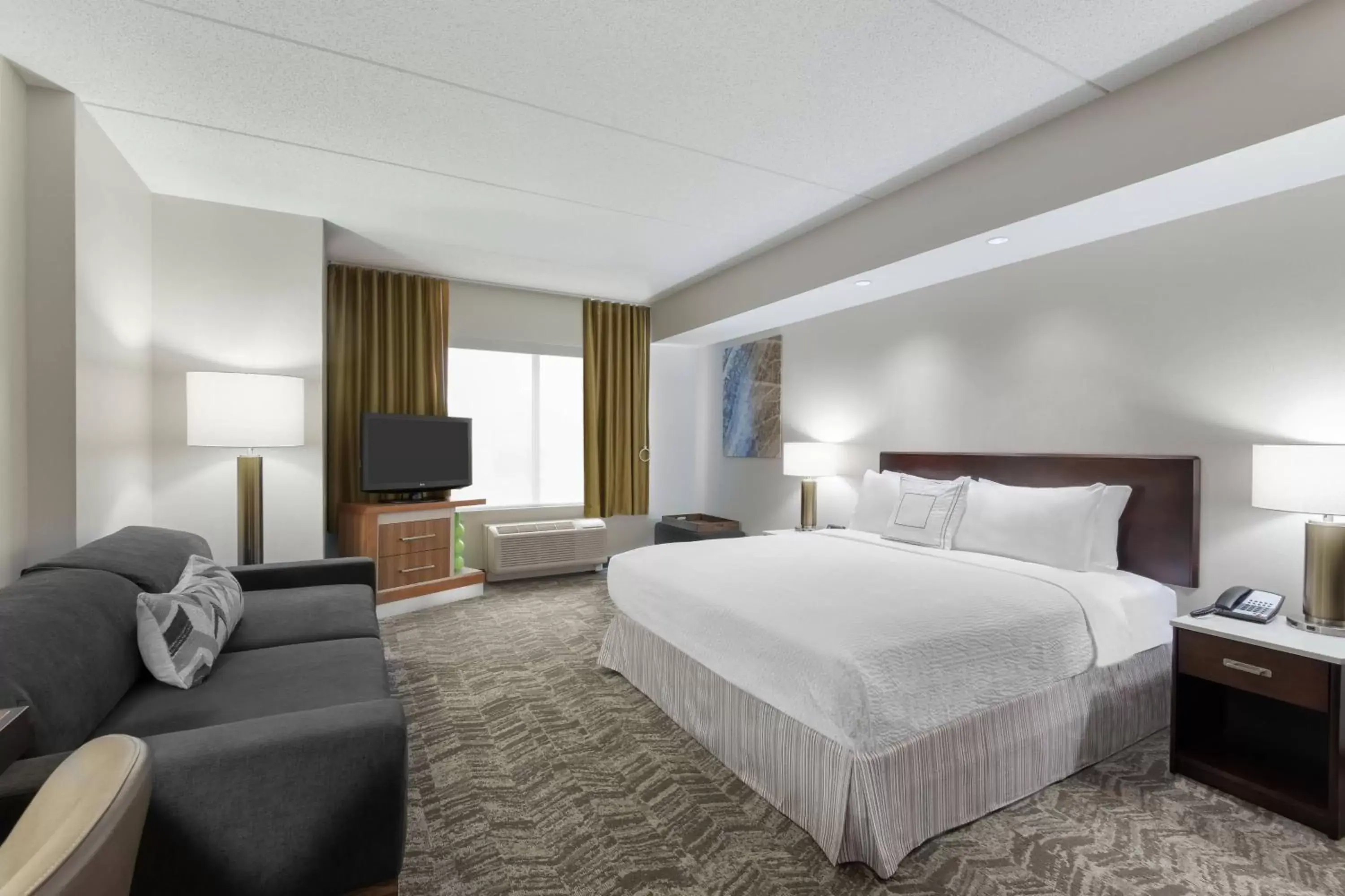 Bedroom, Bed in SpringHill Suites by Marriott Cleveland Solon