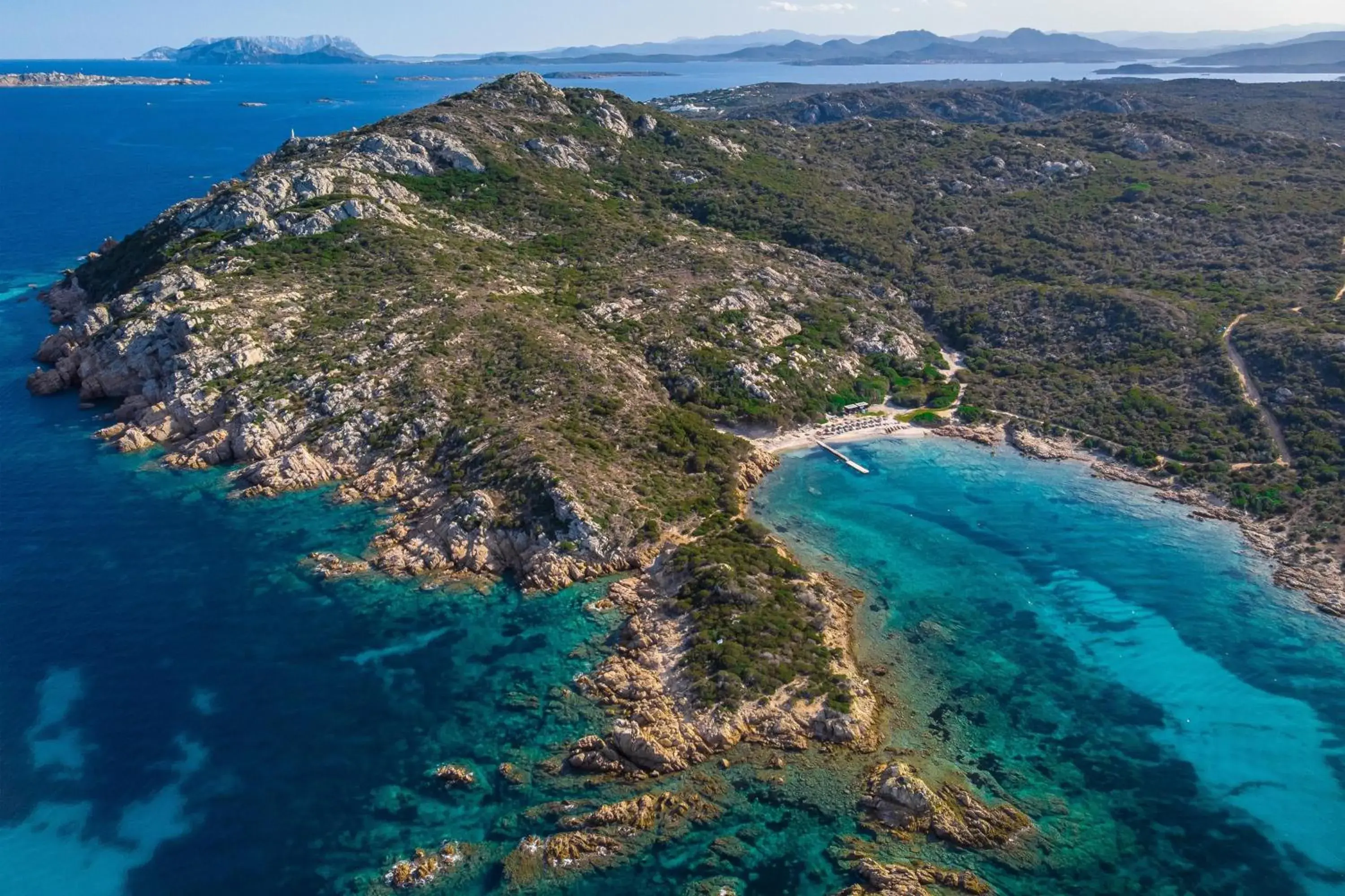 Beach, Bird's-eye View in Cervo Hotel, Costa Smeralda Resort