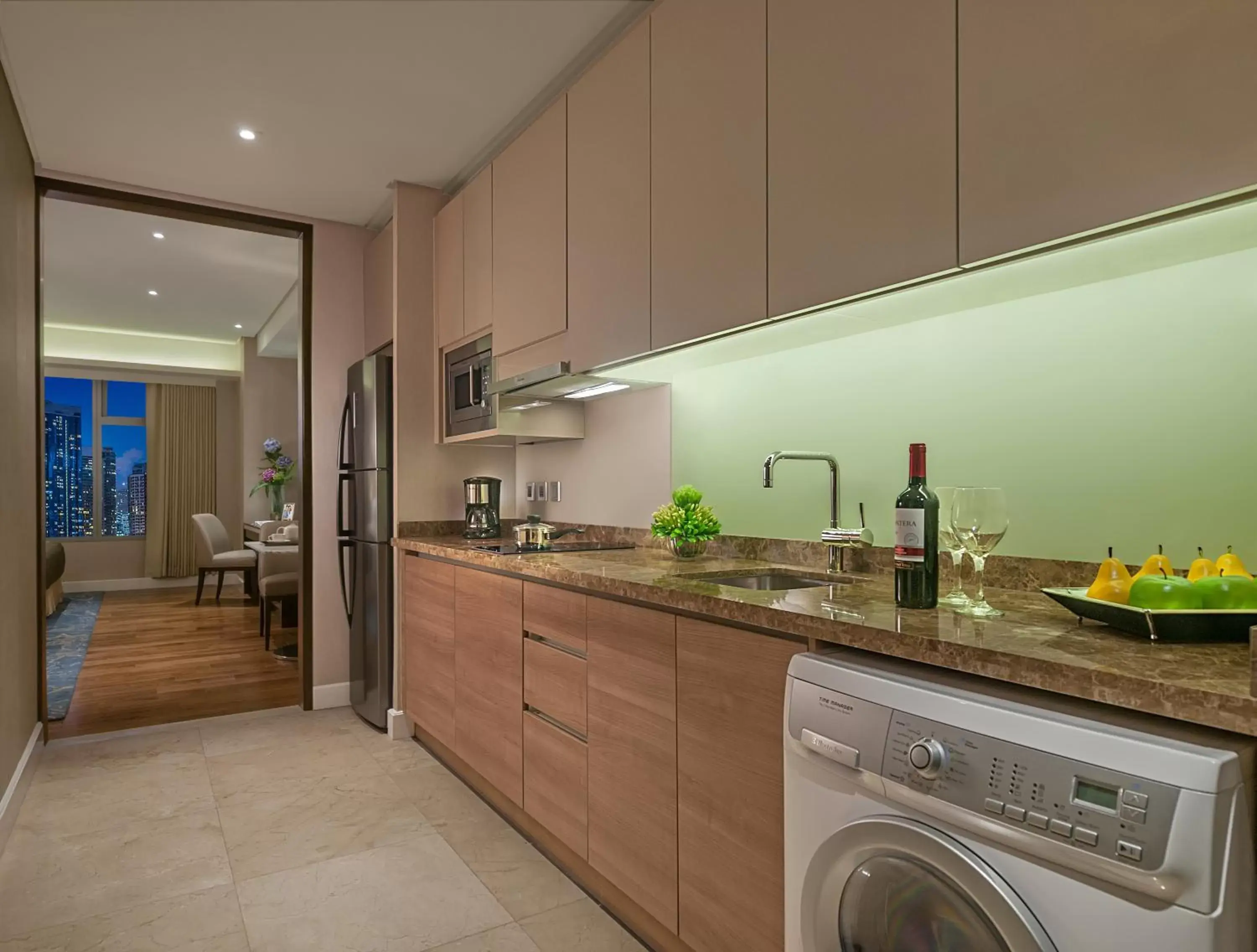 Kitchen or kitchenette, Kitchen/Kitchenette in Ascott Bonifacio Global City Manila