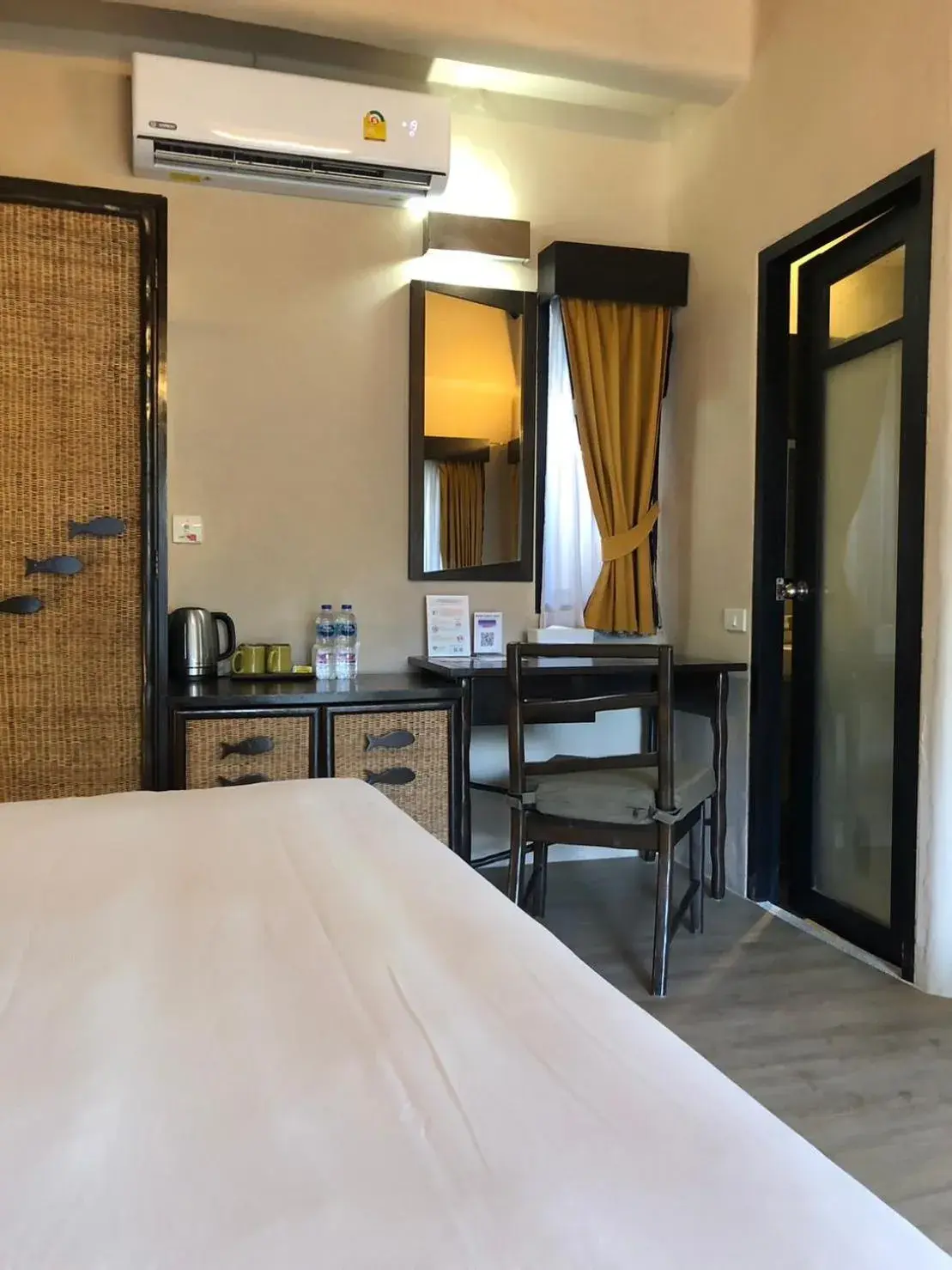 Coffee/tea facilities, Bed in Punnpreeda Beach Resort - SHA Plus Certified Coffee/tea facilities, Bed in Punnpreeda Beach Resort - SHA Plus Certified