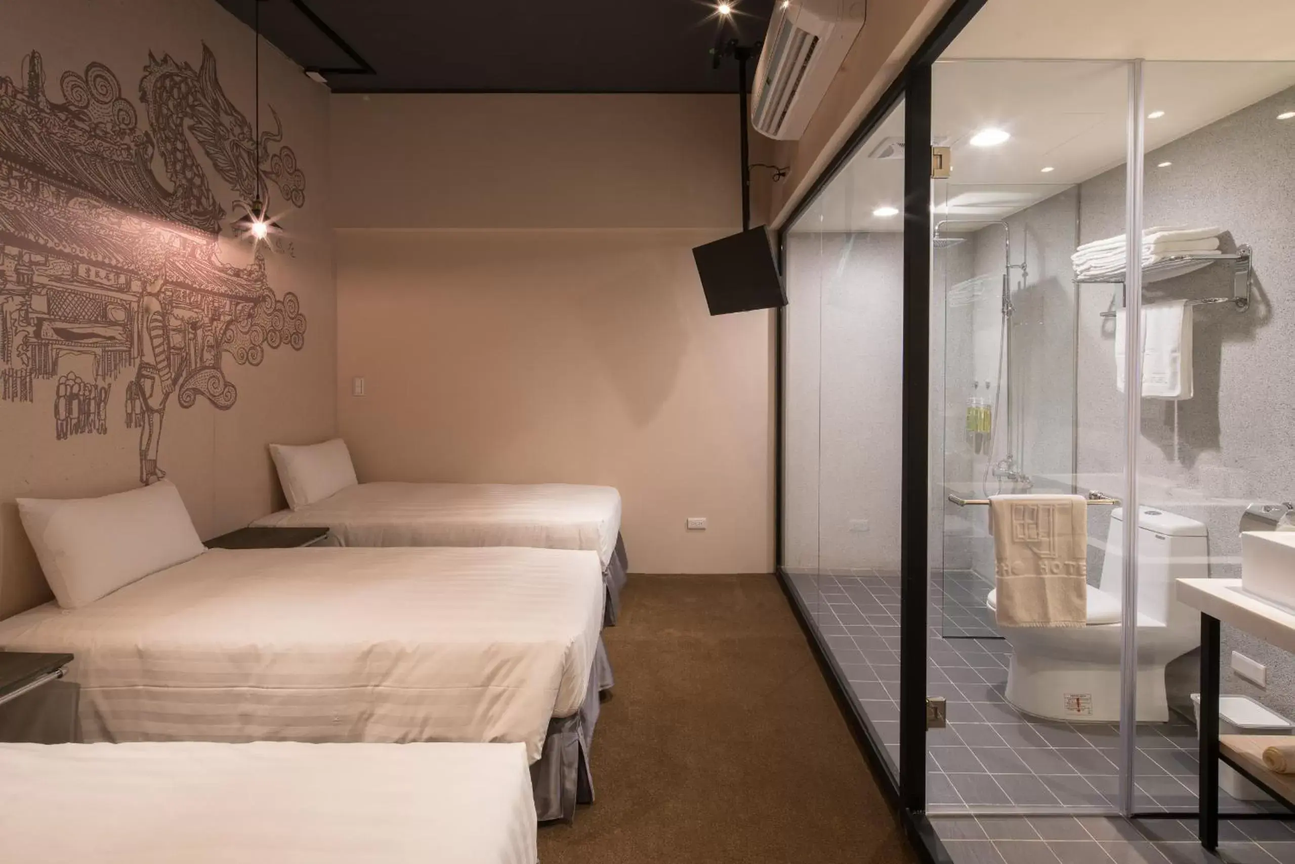 Photo of the whole room, Bed in Cho Hotel