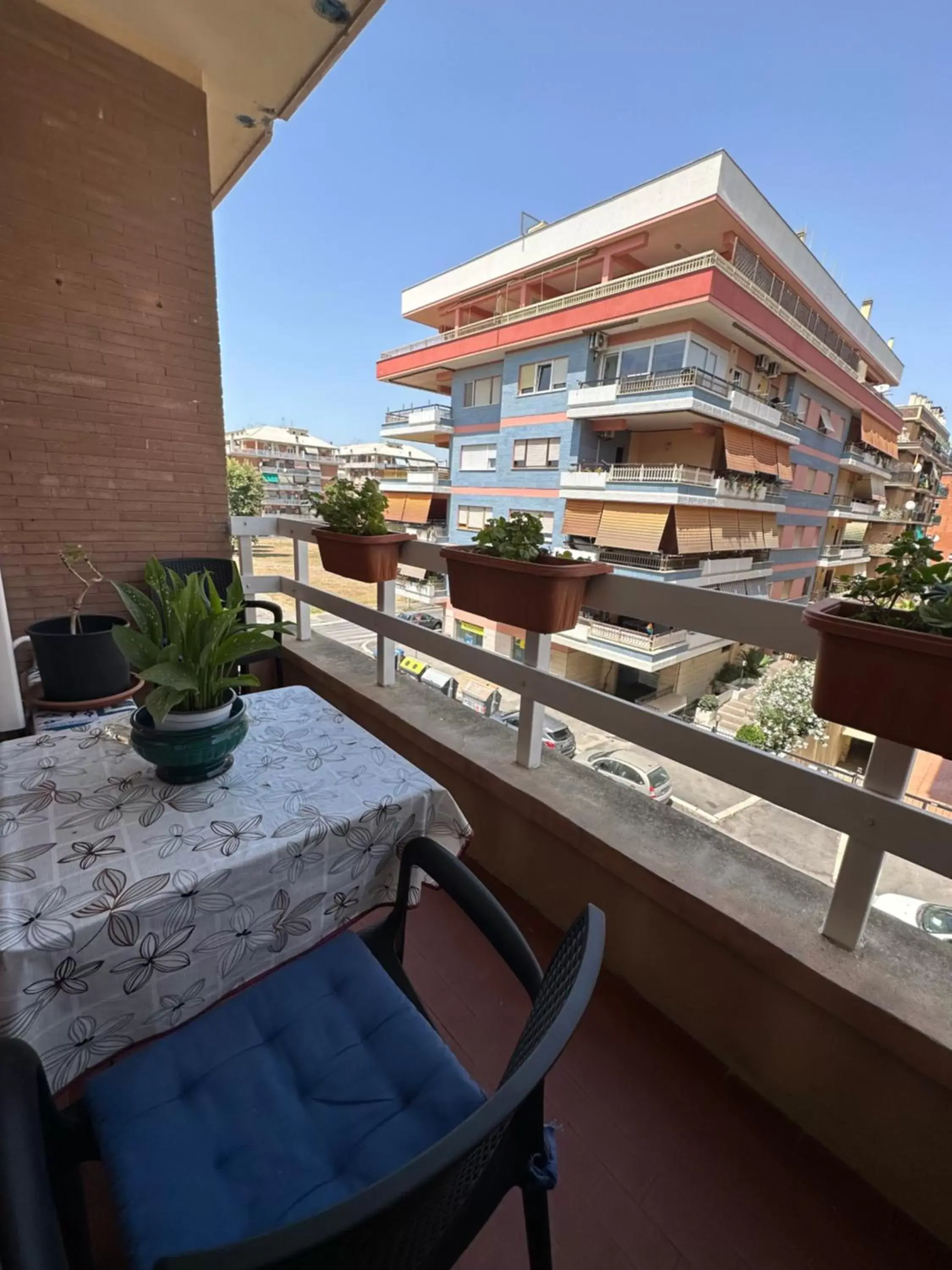 Balcony/Terrace in Al Porto Di Roma B&B