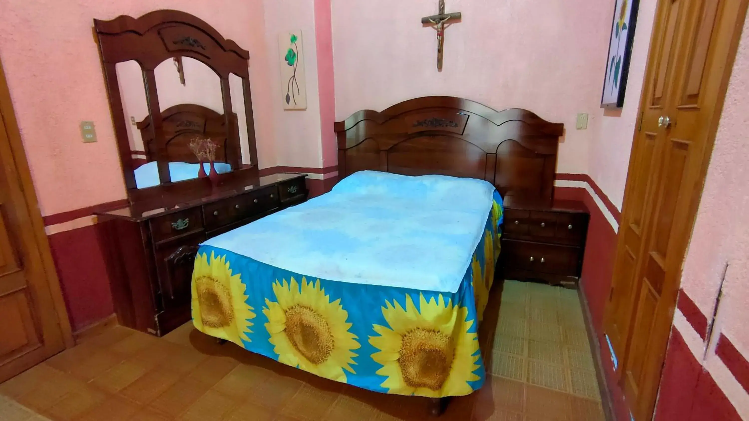 Bedroom, Bed in OYO Posada Santa Cecilia, Jerez Zacatecas