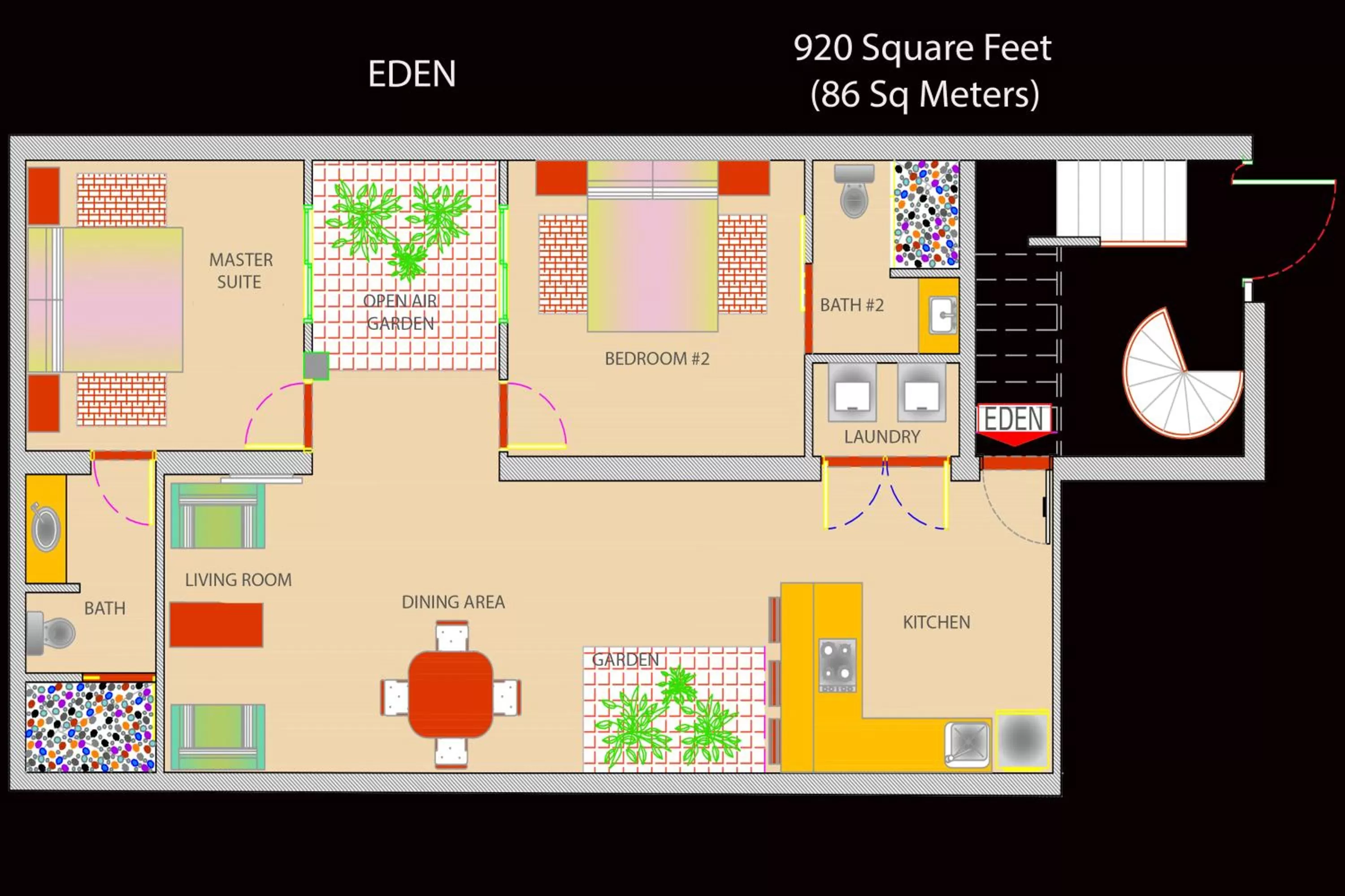 Floor plan in Casa Del Reloj