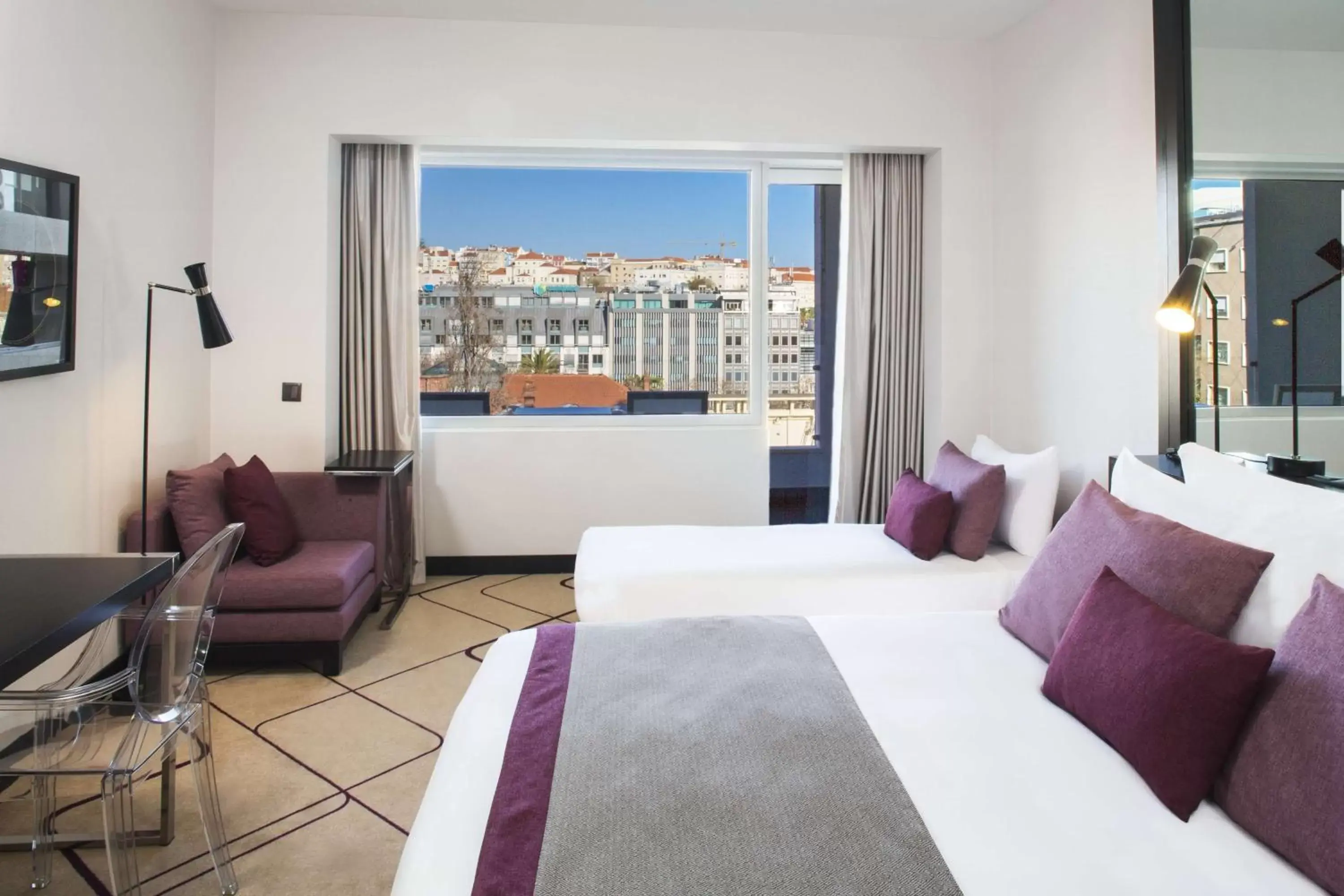 Bedroom in Avani Avenida Liberdade Lisbon Hotel