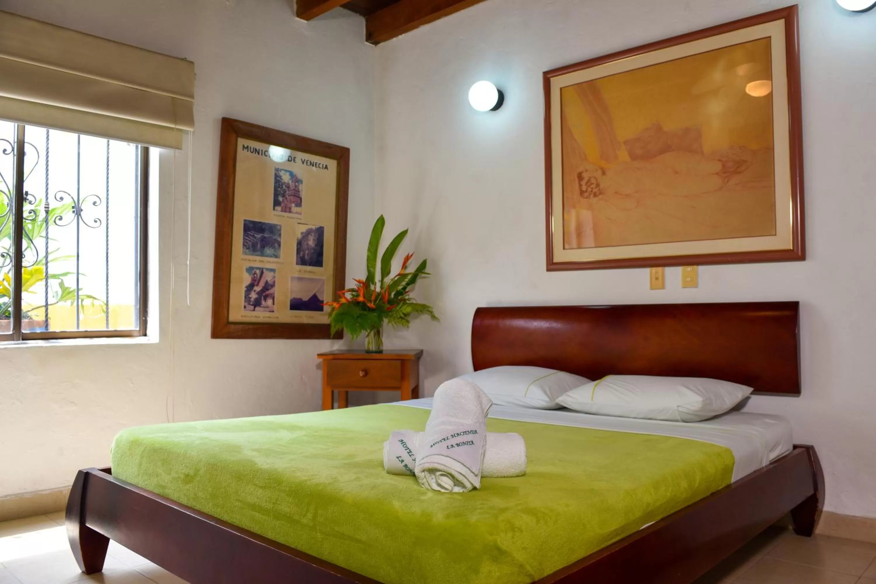 Bed in Hotel Hacienda la Bonita