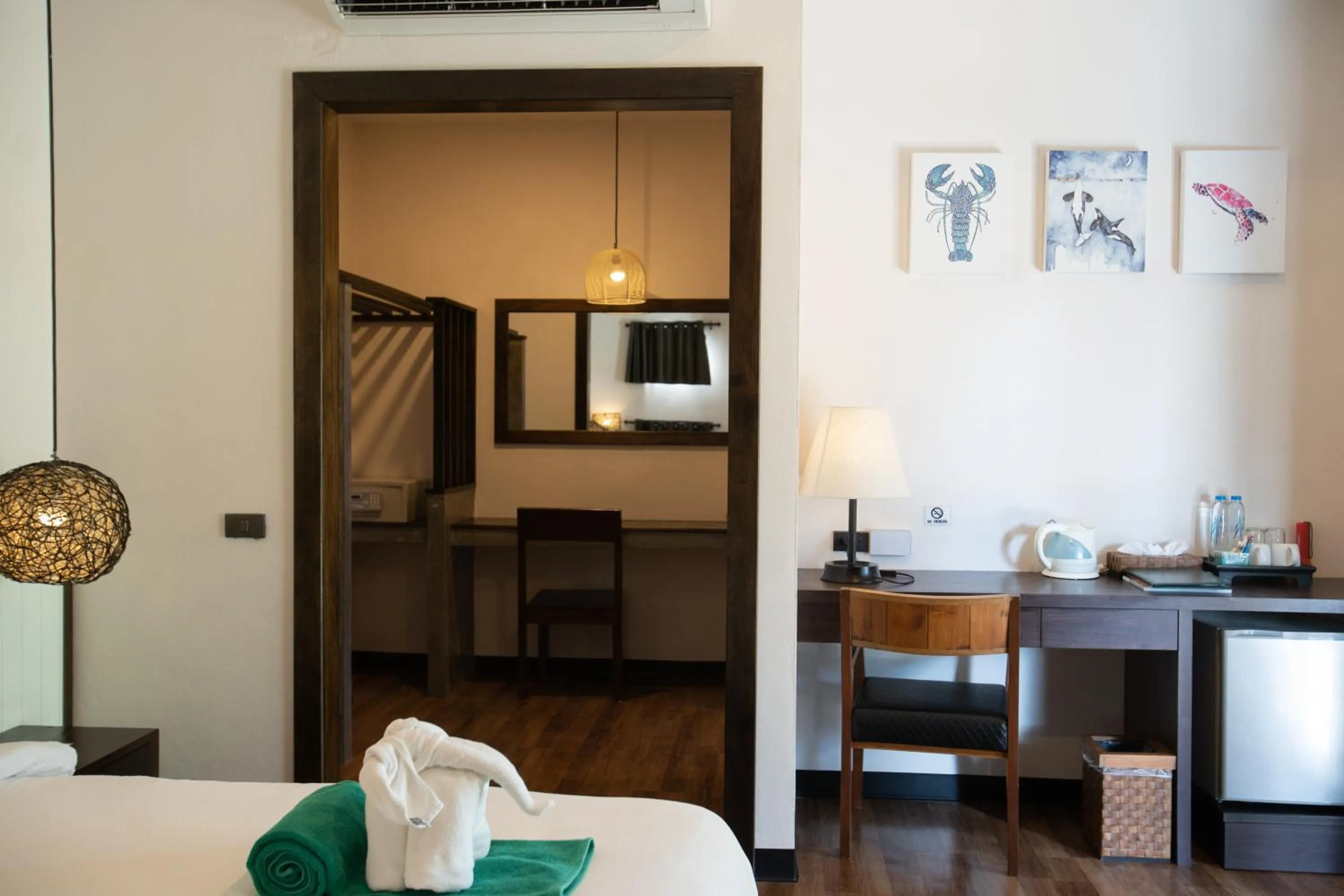 Bed in Southern Lanta Resort