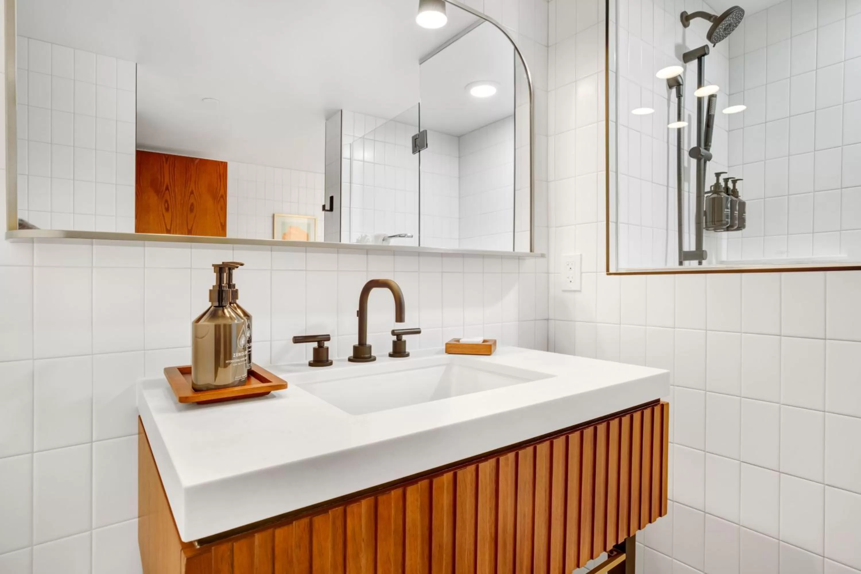 Bathroom in Hotel Indigo - Minneapolis Downtown by IHG