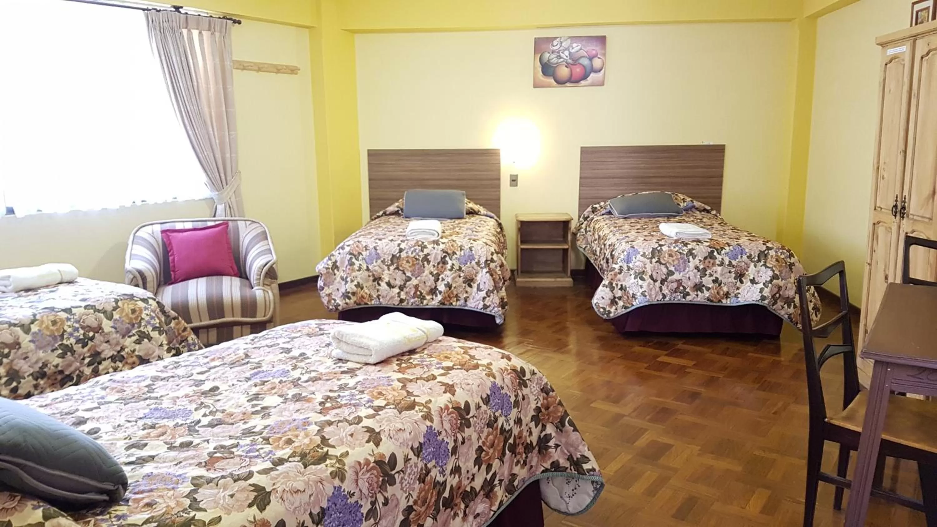 Bed in Hotel Nuevo Sol