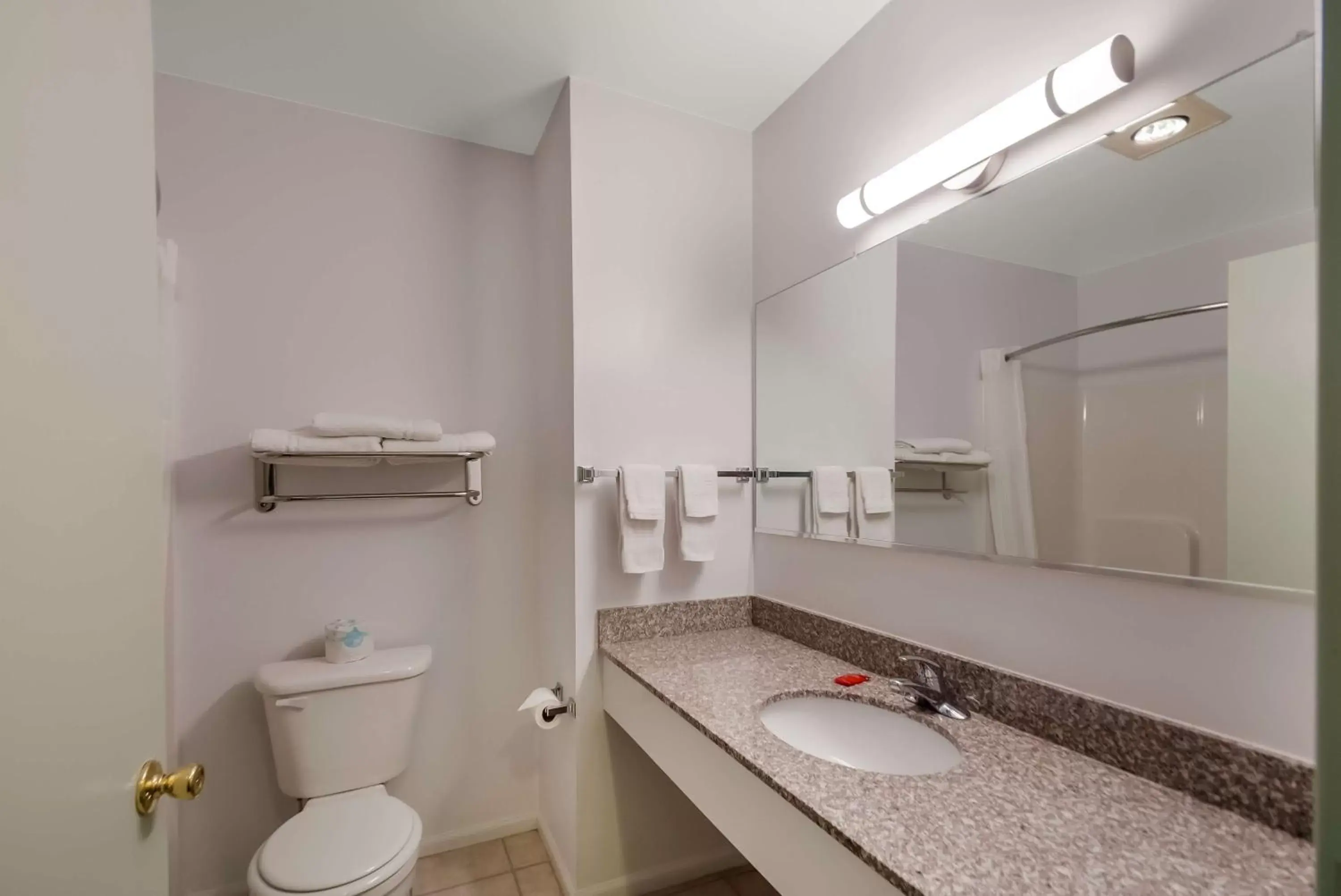 Bathroom in SureStay Plus Hotel by Best Western Berkeley Springs