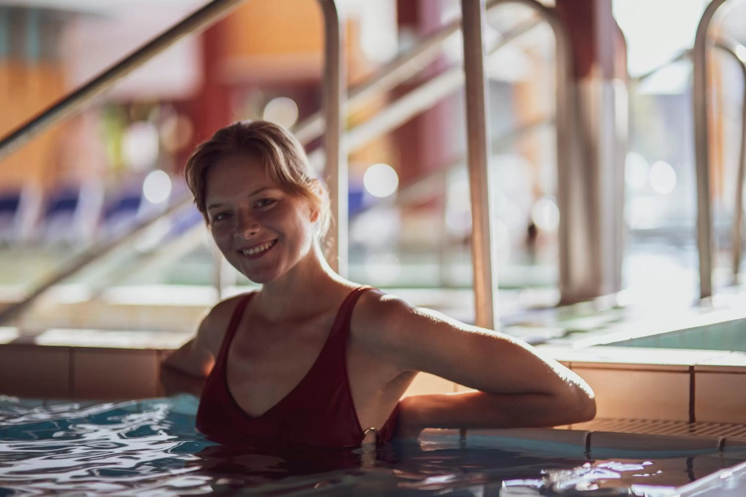 Swimming pool in Danubius Hotel Bük