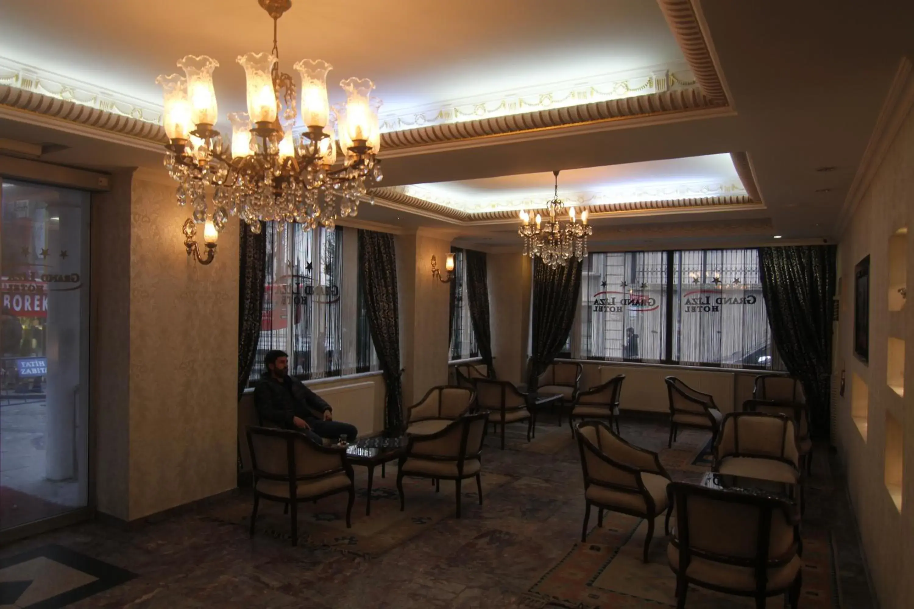 Lobby or reception in Grand Liza Hotel