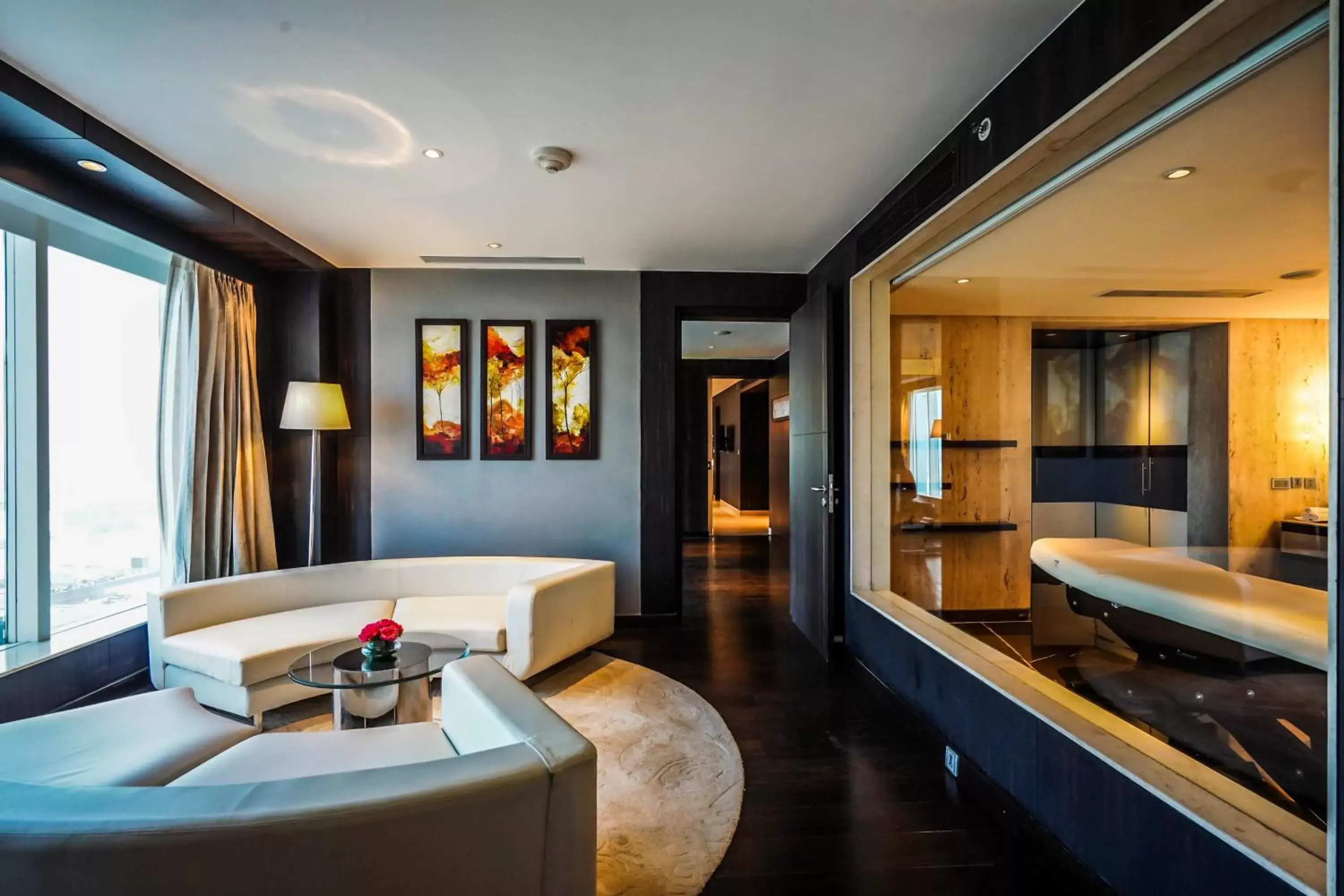 Living room, Bed in Crowne Plaza Greater Noida by IHG Living room, Bed in Crowne Plaza Greater Noida by IHG